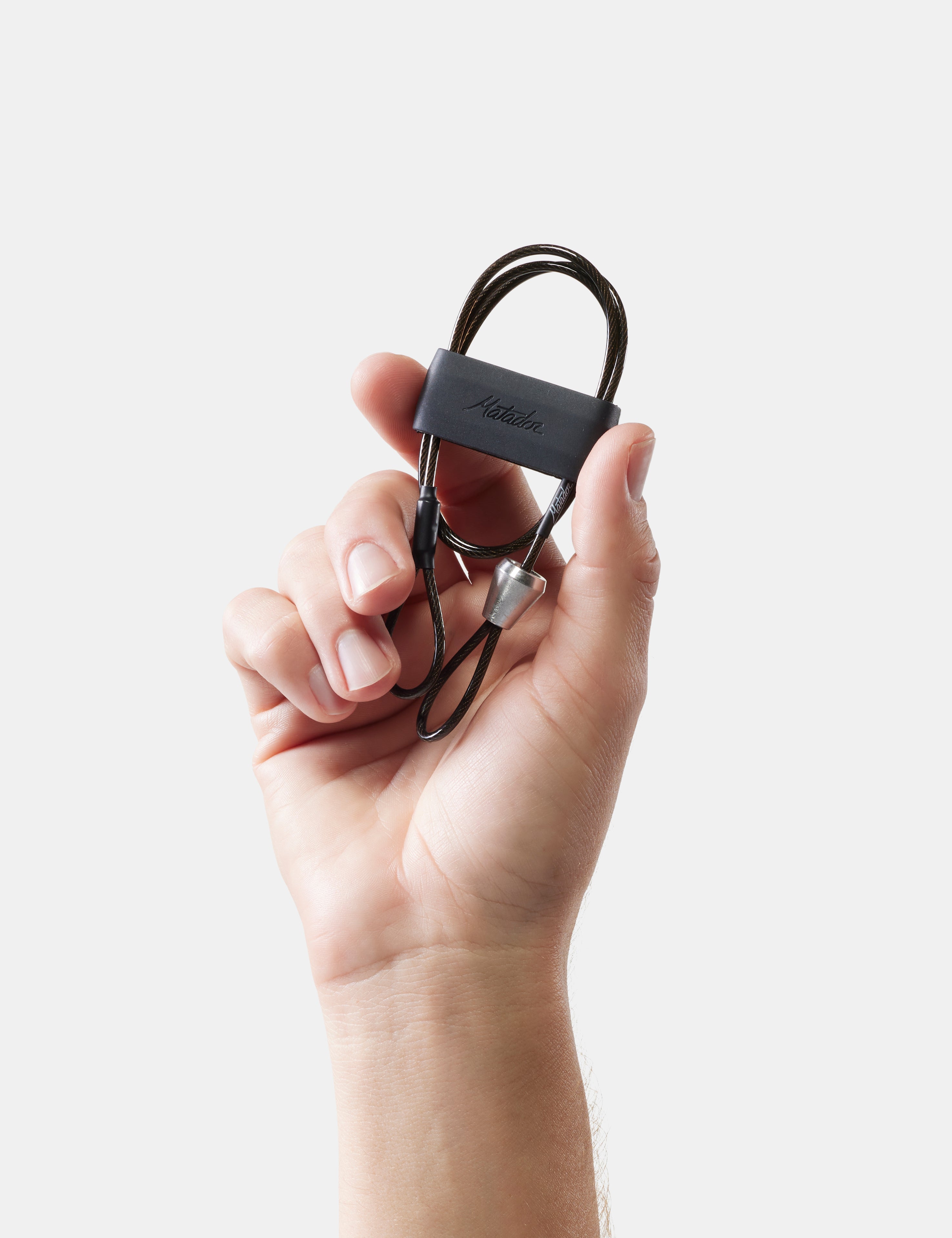 Matador BetaLock Accessory Cable in Black — angle view 3