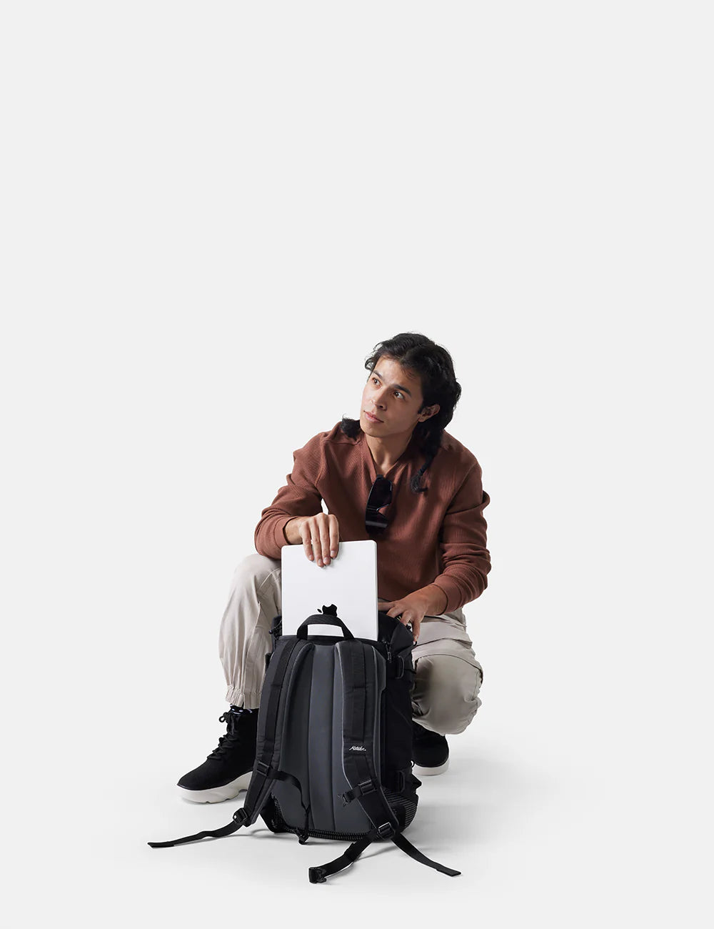 Matador SEG28 Backpack in Black — lifestyle # color_Black