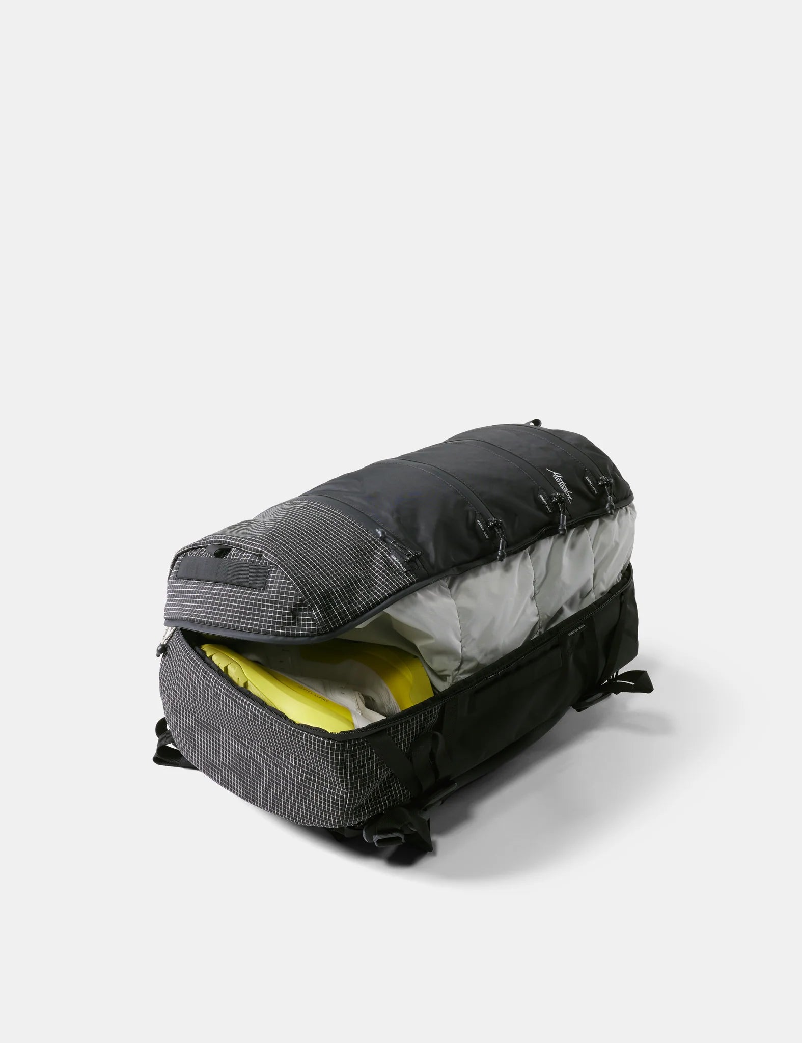 Matador SEG28 Backpack in Black — interior view # color_Black