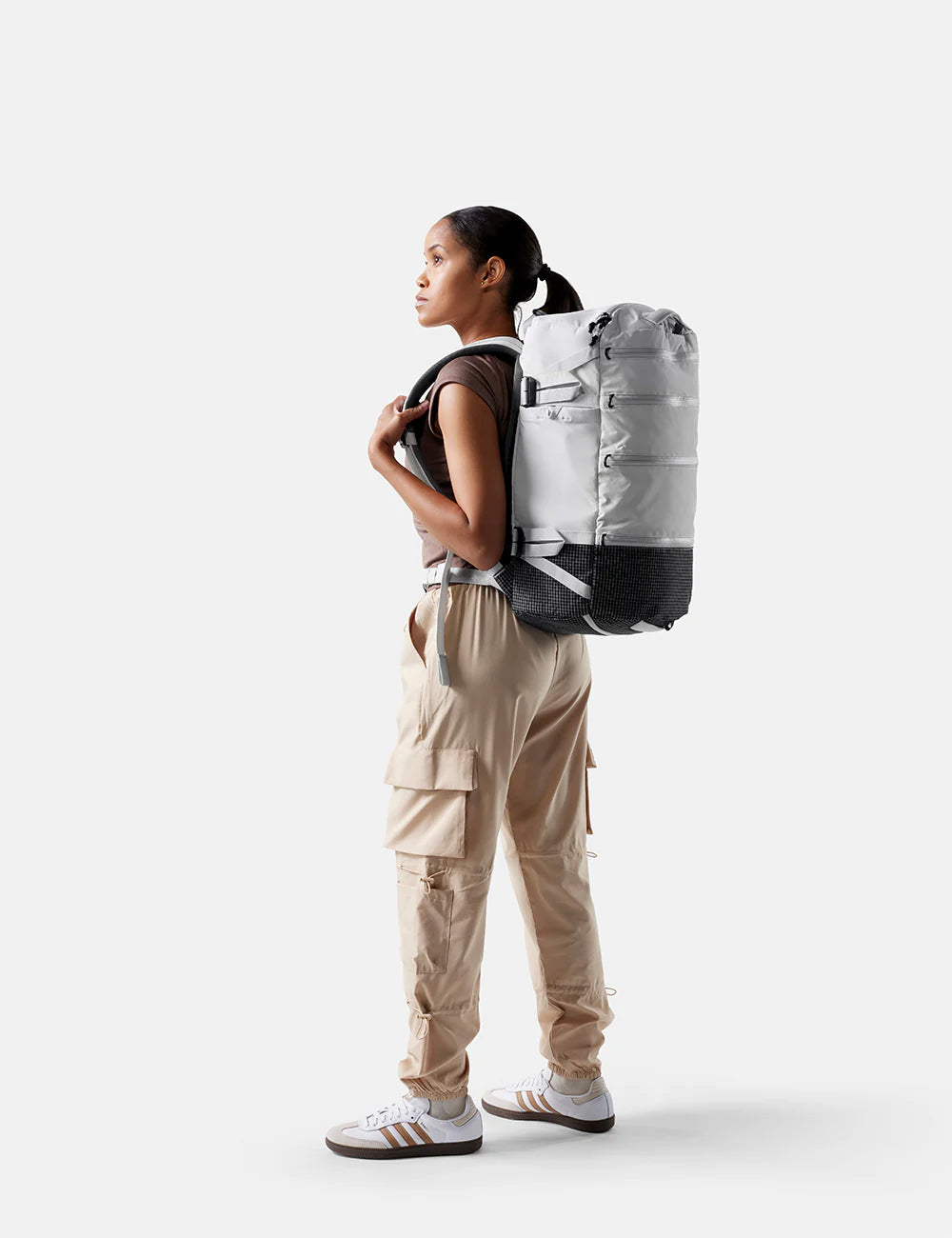 Matador SEG28 Backpack in Arctic White — lifestyle 2 # color_Arctic White