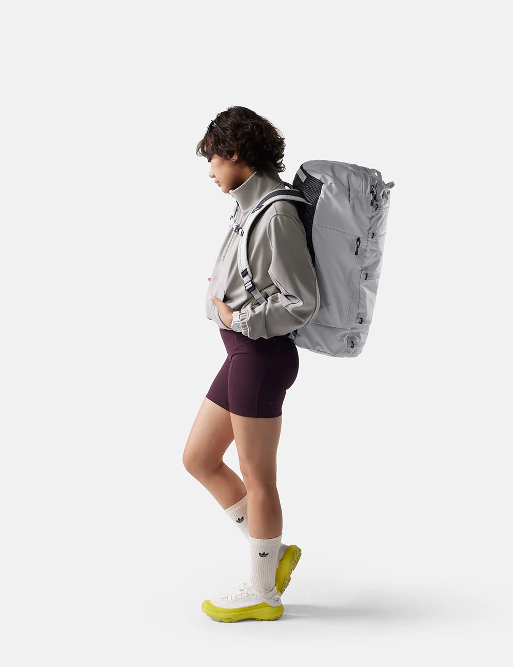 Matador SEG45 Travel Pack in Arctic White — lifestyle 2 # color_Arctic White