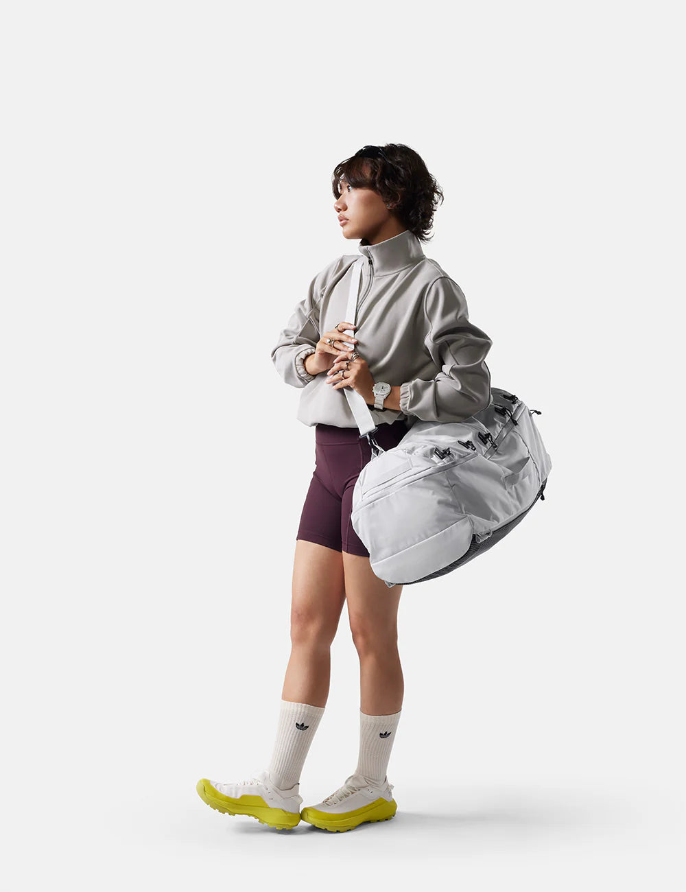 Matador SEG45 Travel Pack in Arctic White — lifestyle 3 # color_Arctic White