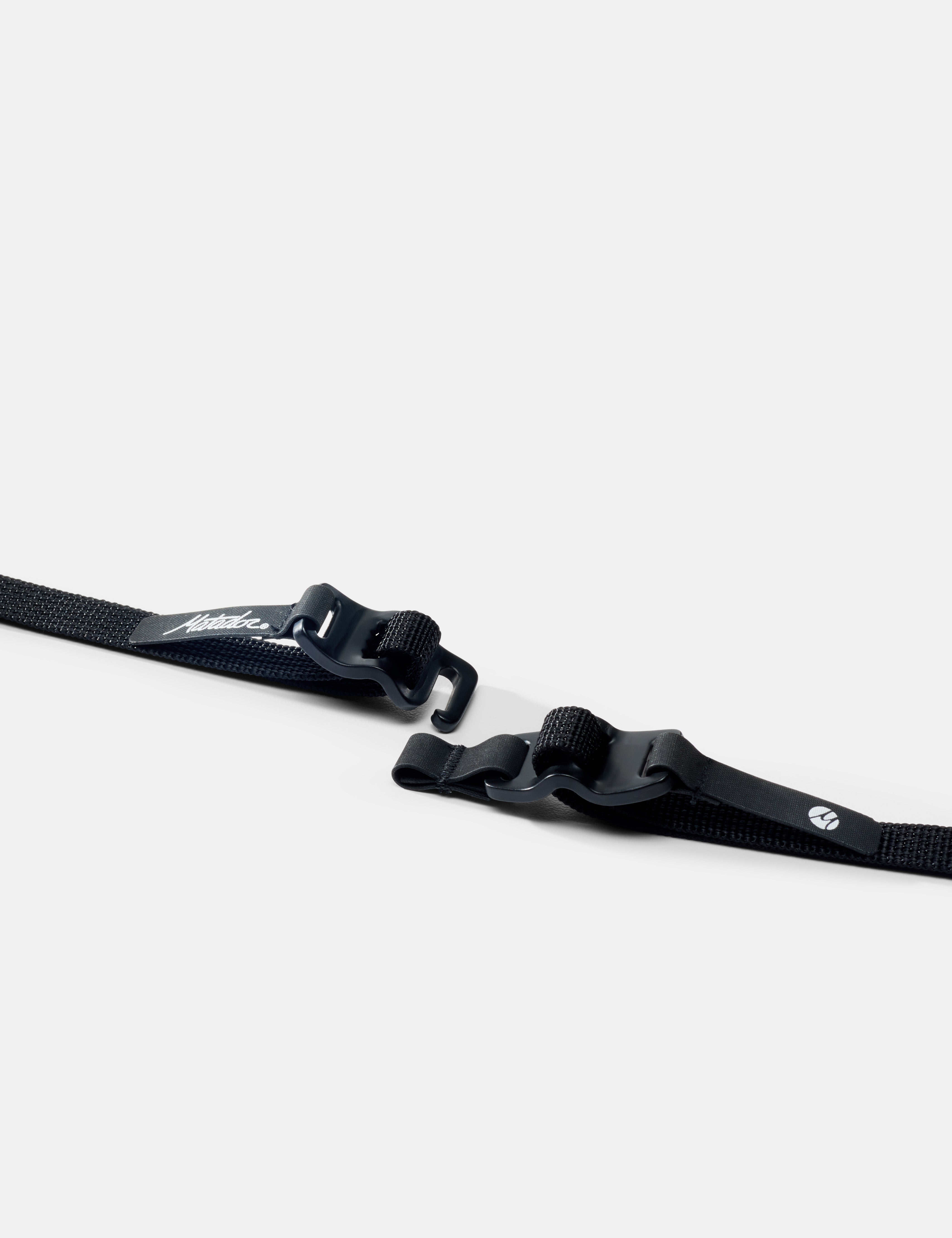 Matador Better Tether Gear Straps 2-Pack in Charcoal — angle view 3