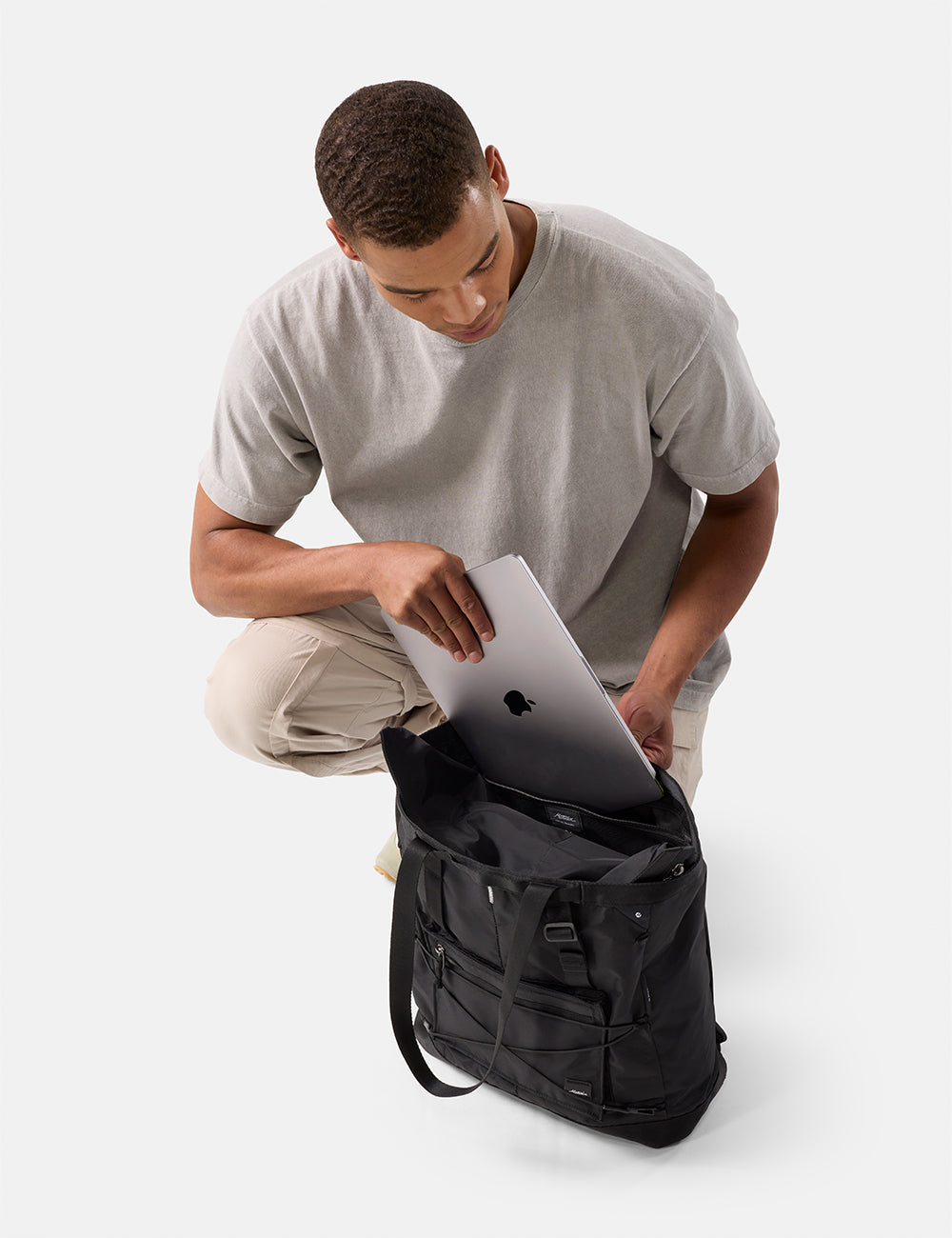Matador Tote Pack 24L in Black — angle view 7