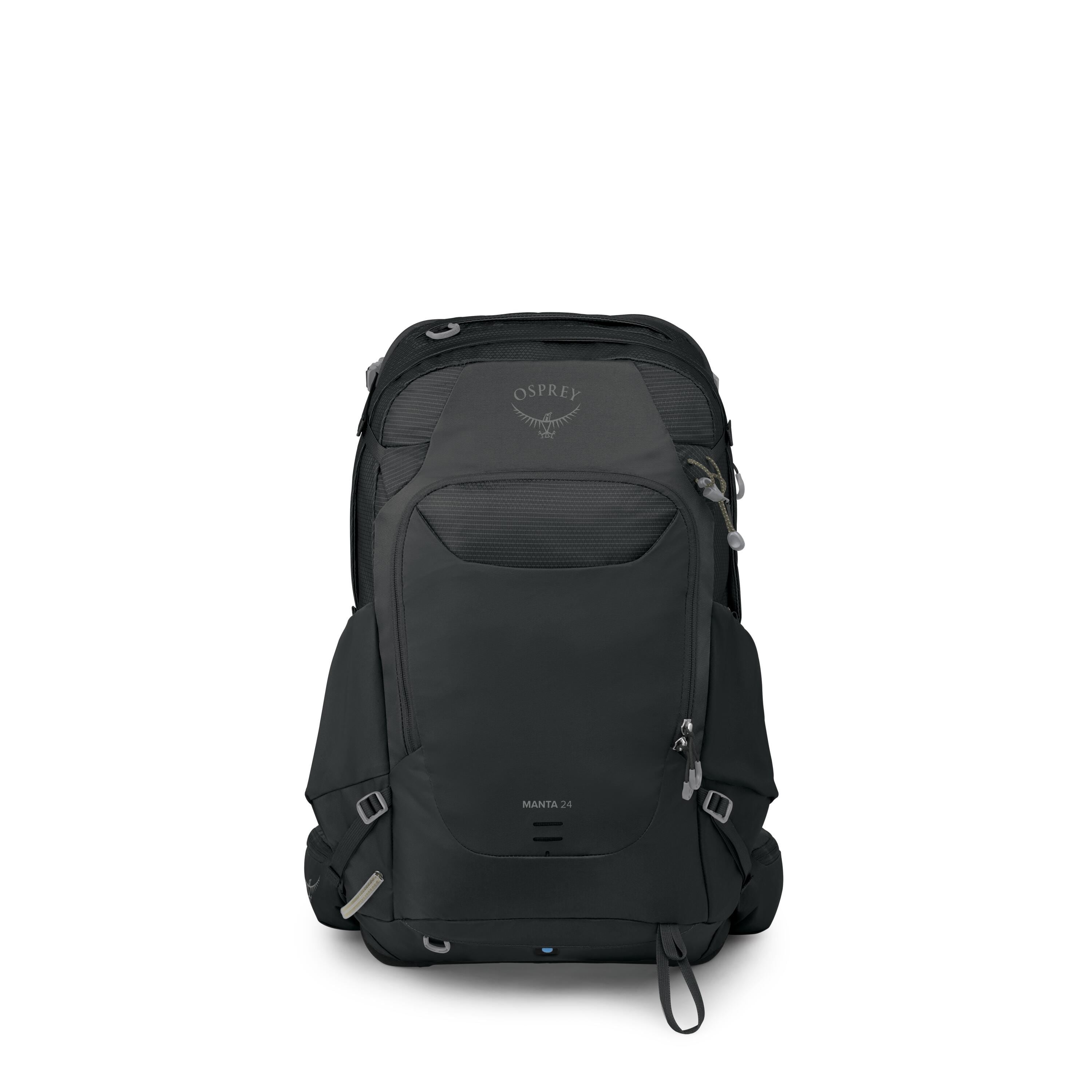 Osprey Manta 24 Hiking Hydration Backpack 24L in Dark Charcoal — front view