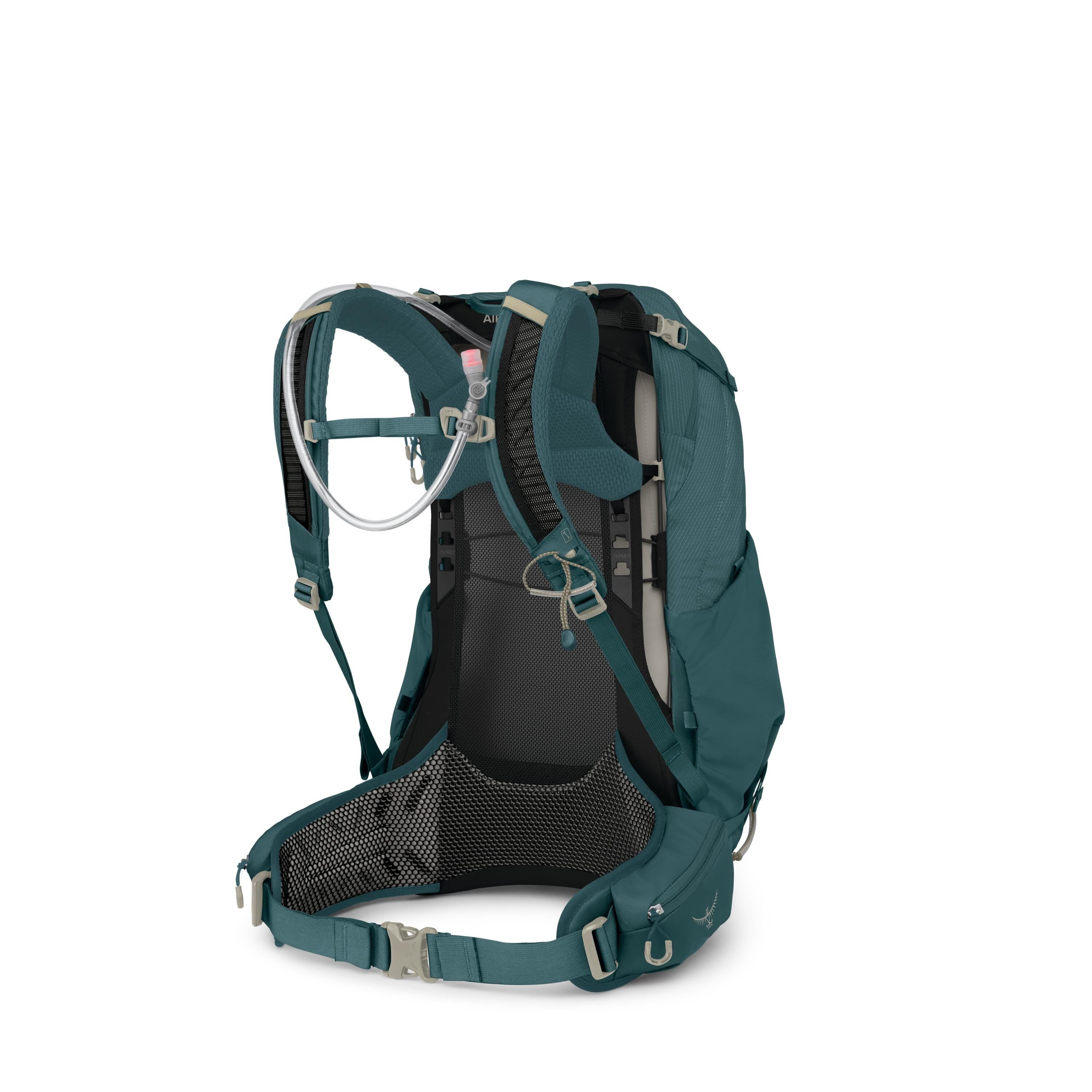 Osprey Manta 24 Hiking Hydration Backpack 24L in Torrent Blue — back view