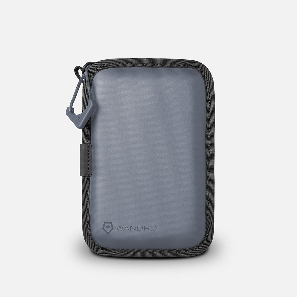 WANDRD Memory Card Case in Aegean Blue — front view