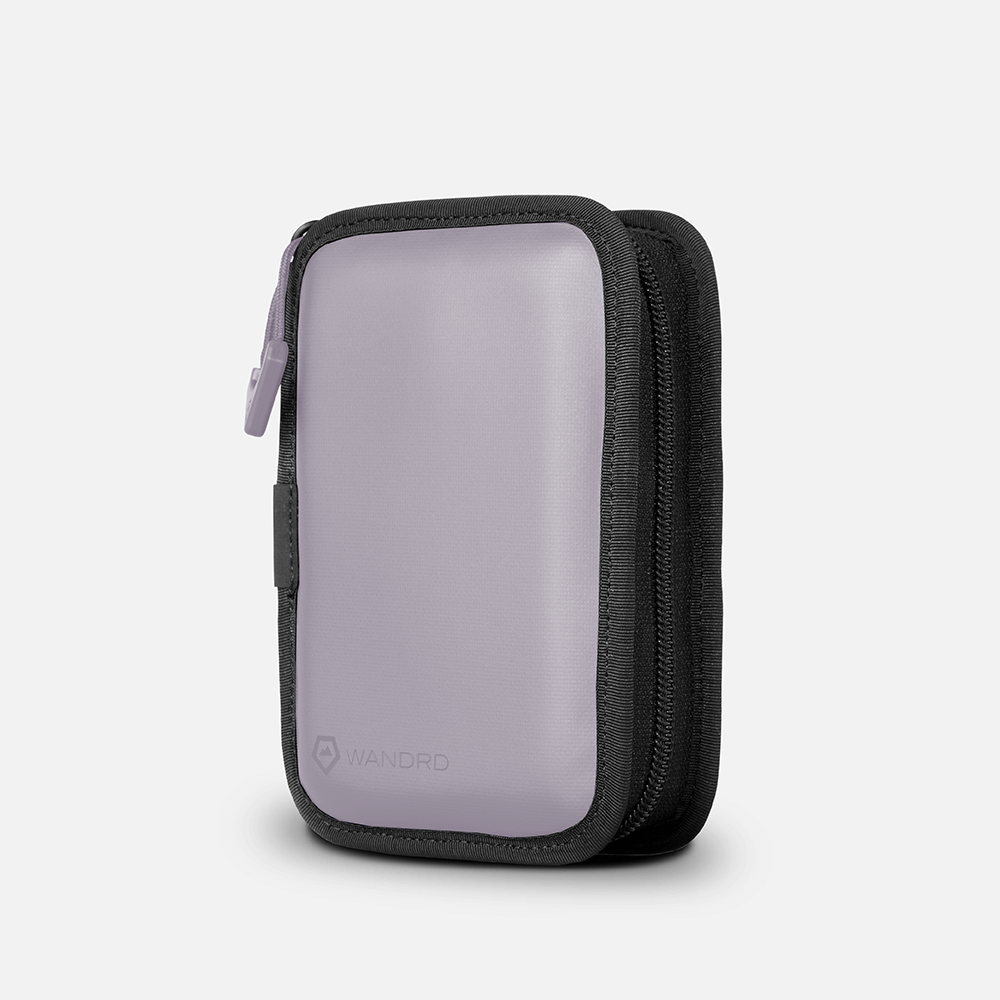 WANDRD Memory Card Case in Uyuni Purple — angle view 2