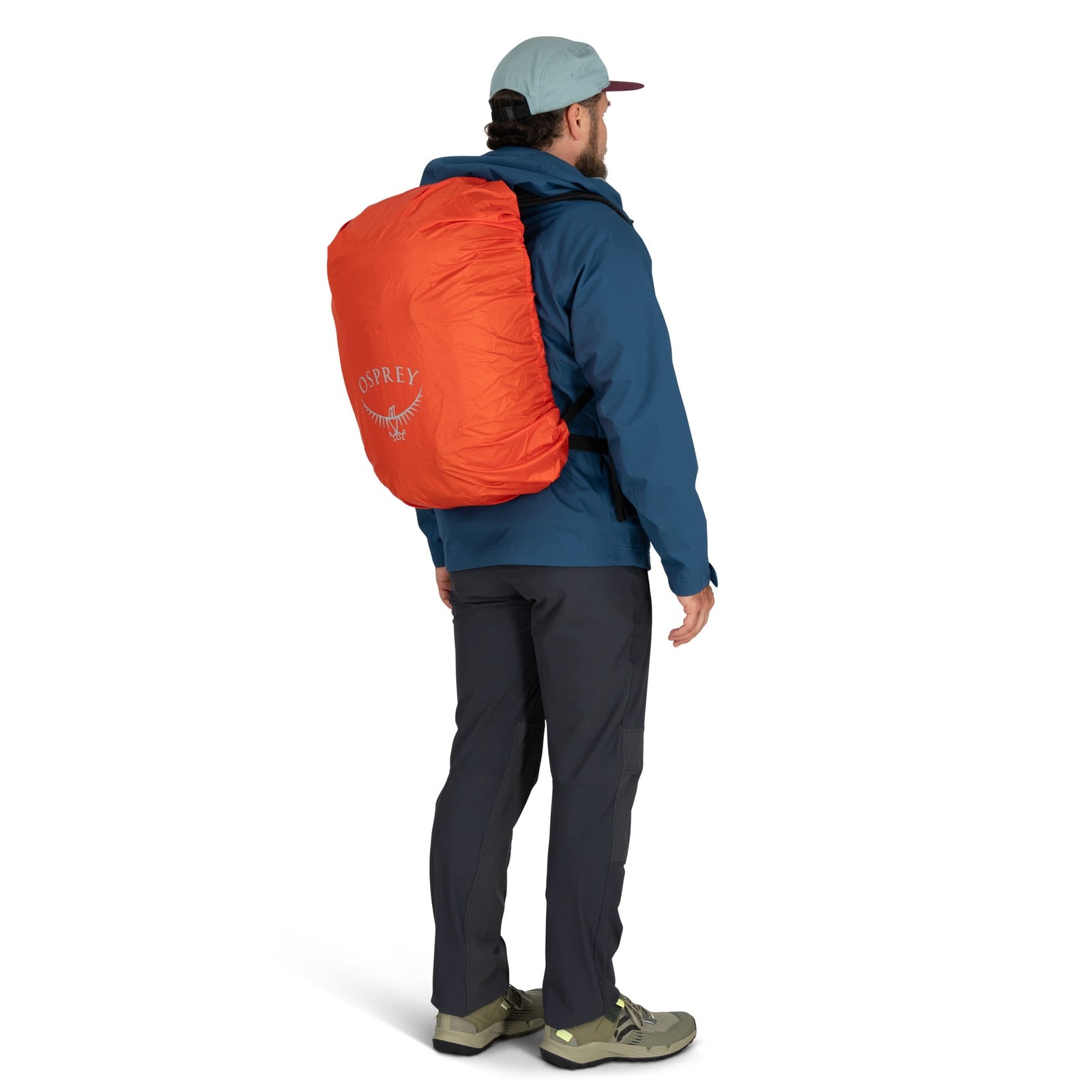 Osprey Metron 24 Commuter Backpack 24L in Magma Brown — detail view