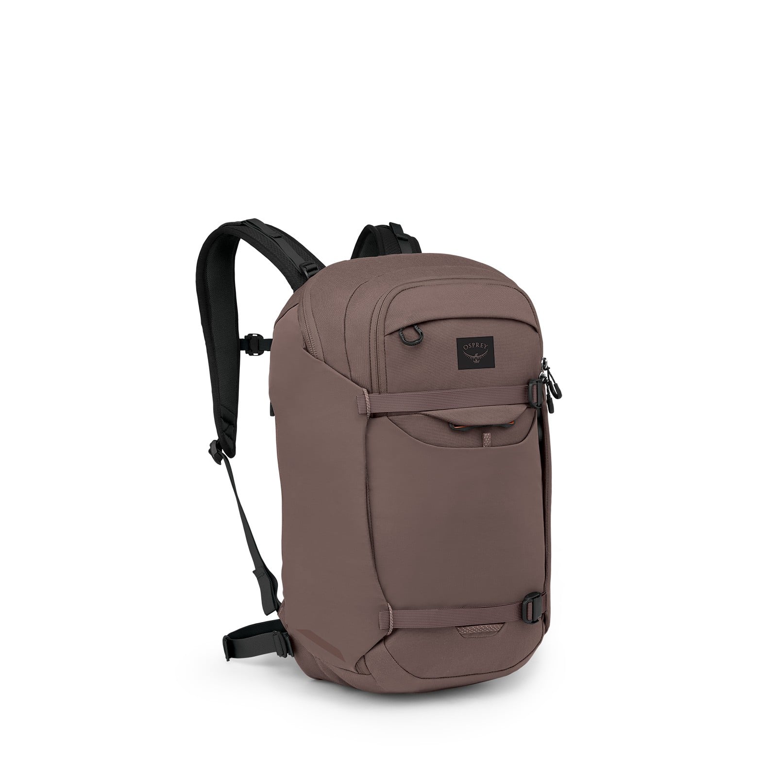 Osprey Metron 24 Commuter Backpack 24L in Magma Brown — angle view 2