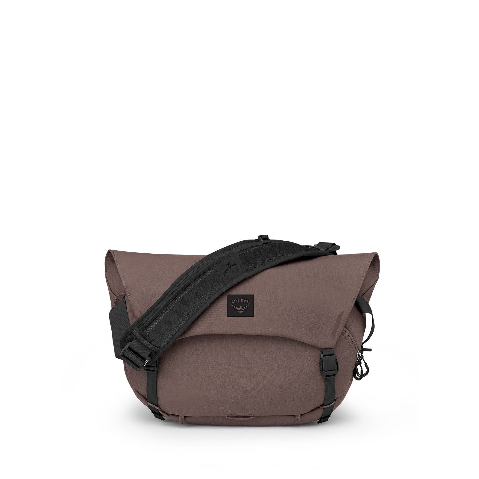 Osprey Metron Messenger 18L in Magma Brown — front view