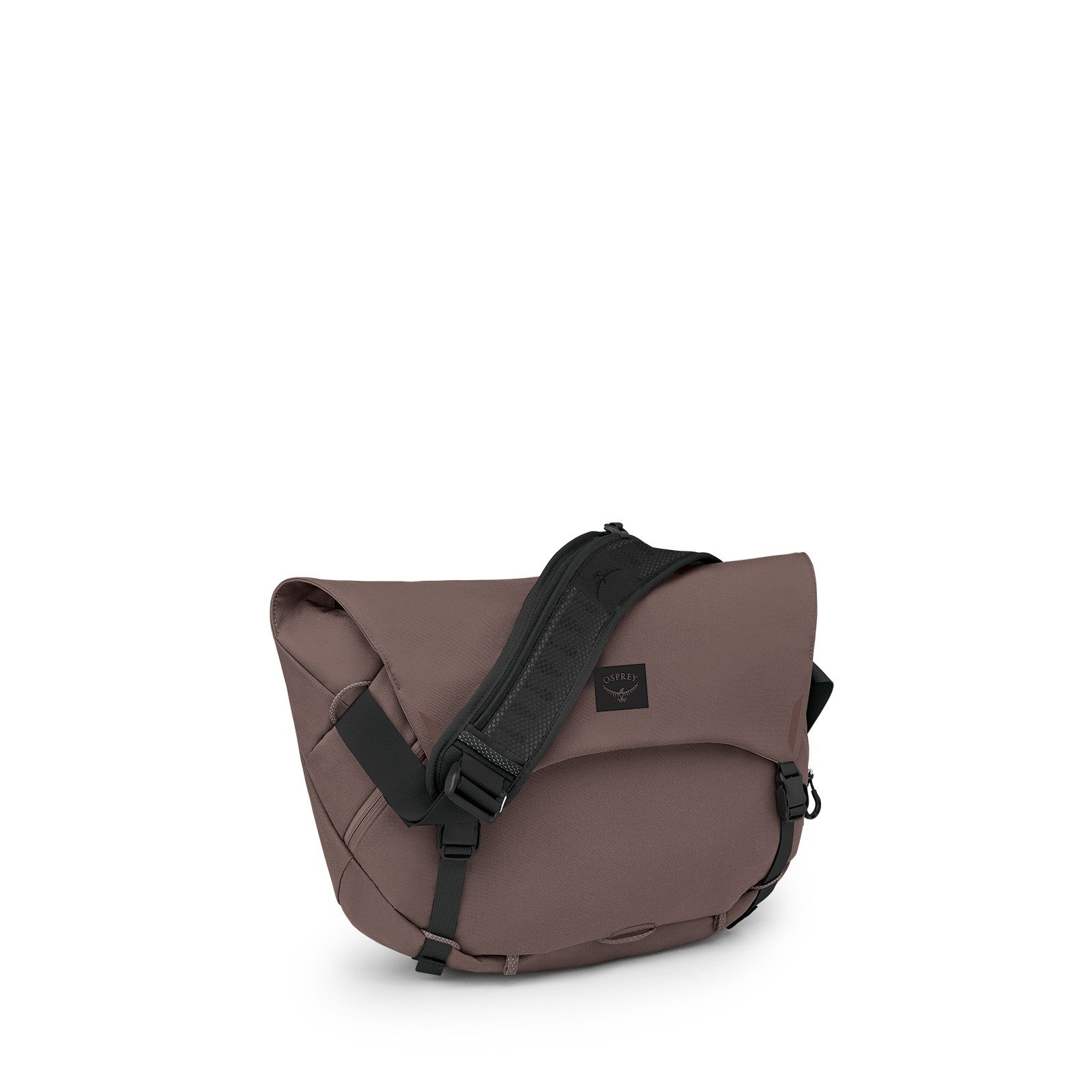 Osprey Metron Messenger 18L in Magma Brown — angle view 2