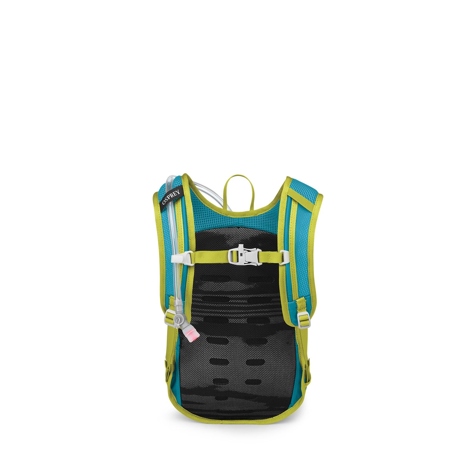 Osprey Moki 3 Kids Hydration Backpack 3L in Blue Spikemoss — back view
