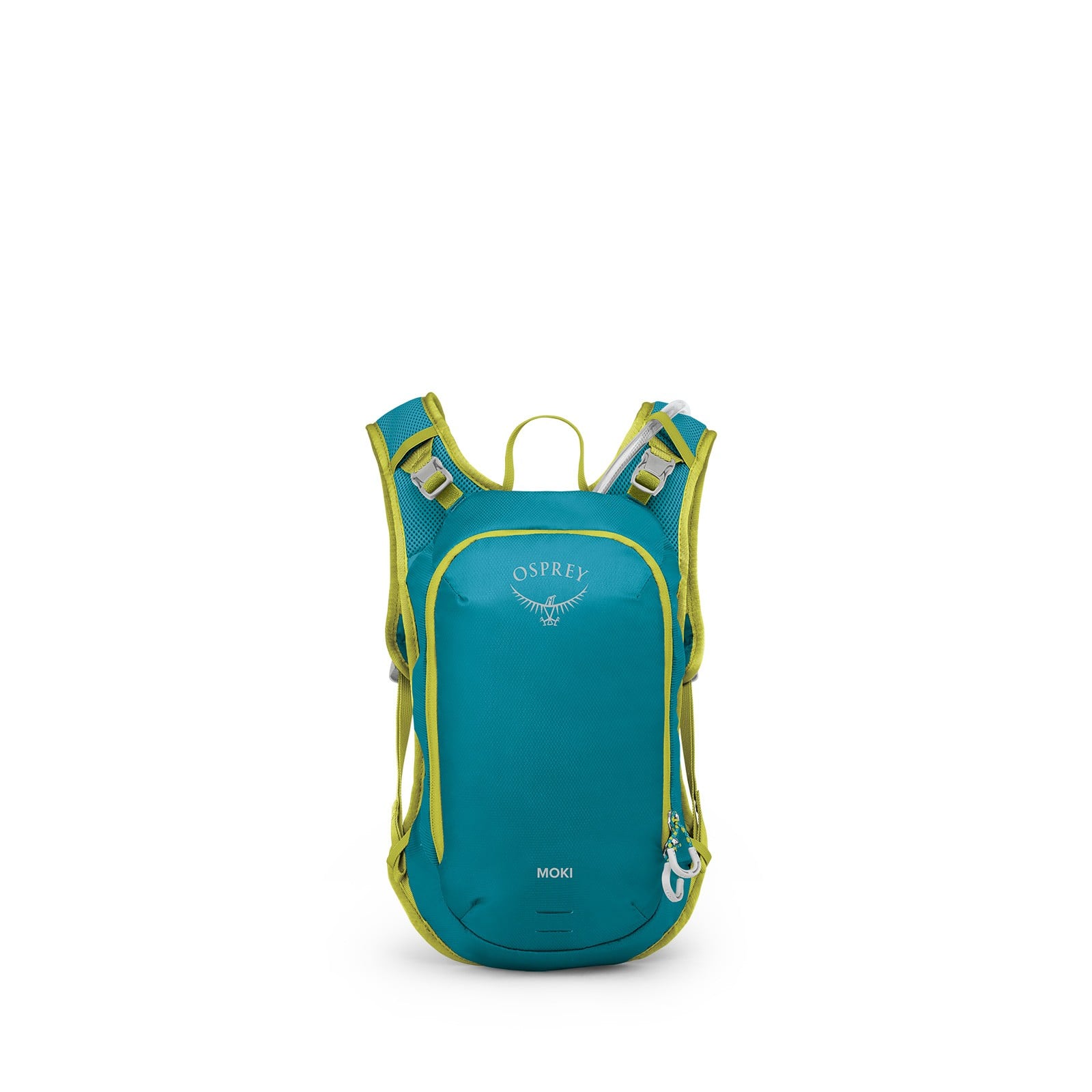 Osprey Moki 3 Kids Hydration Backpack 3L in Blue Spikemoss — front view