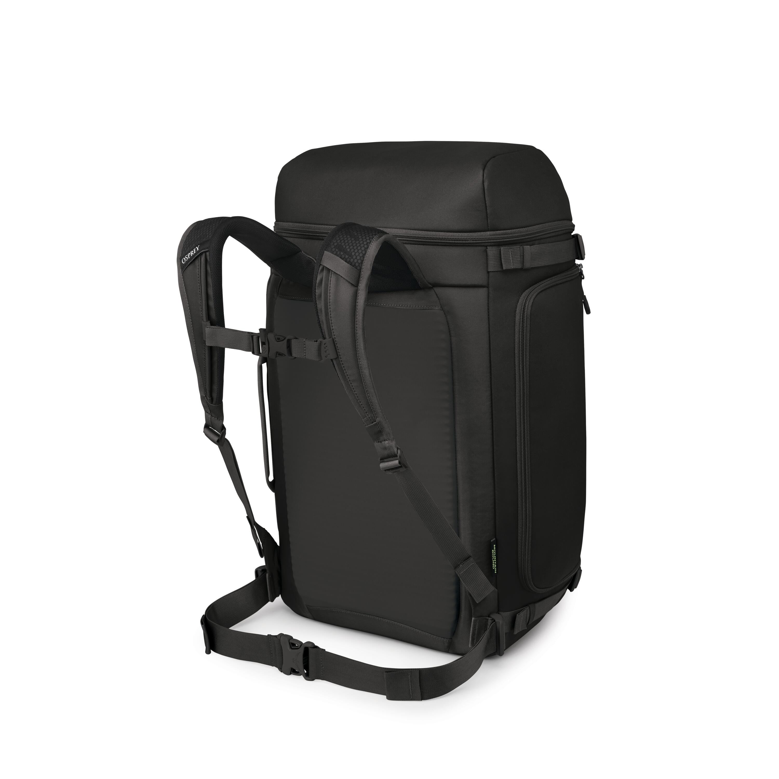 Osprey Mountain Bound Ski & Snowboard Boot Backpack Plus 55L in Black — back view