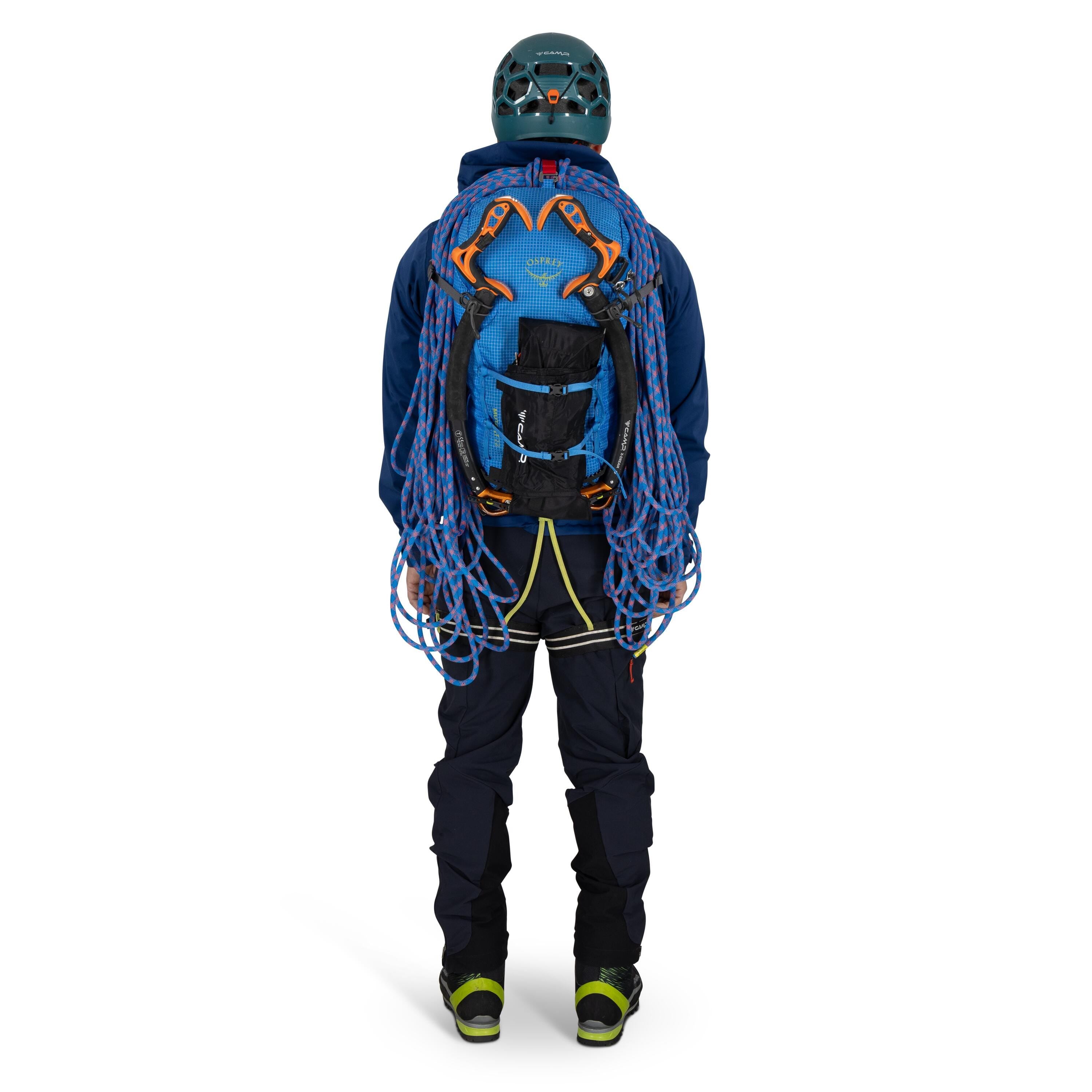 Osprey Mutant 22 Climbing Backpack 22L in Blue Flame — detail view