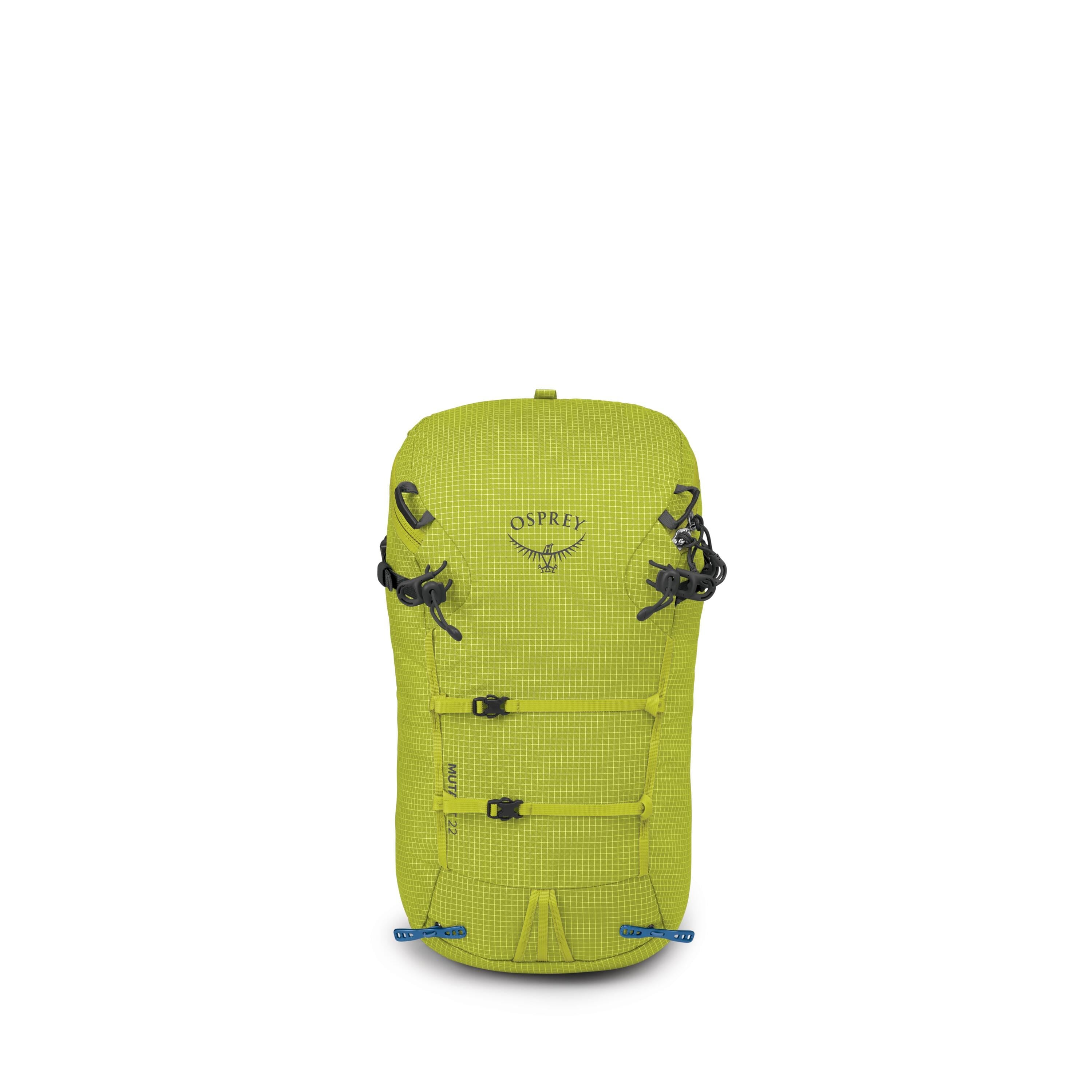 Osprey Mutant 22 Climbing Backpack 22L in Lemongrass — front view