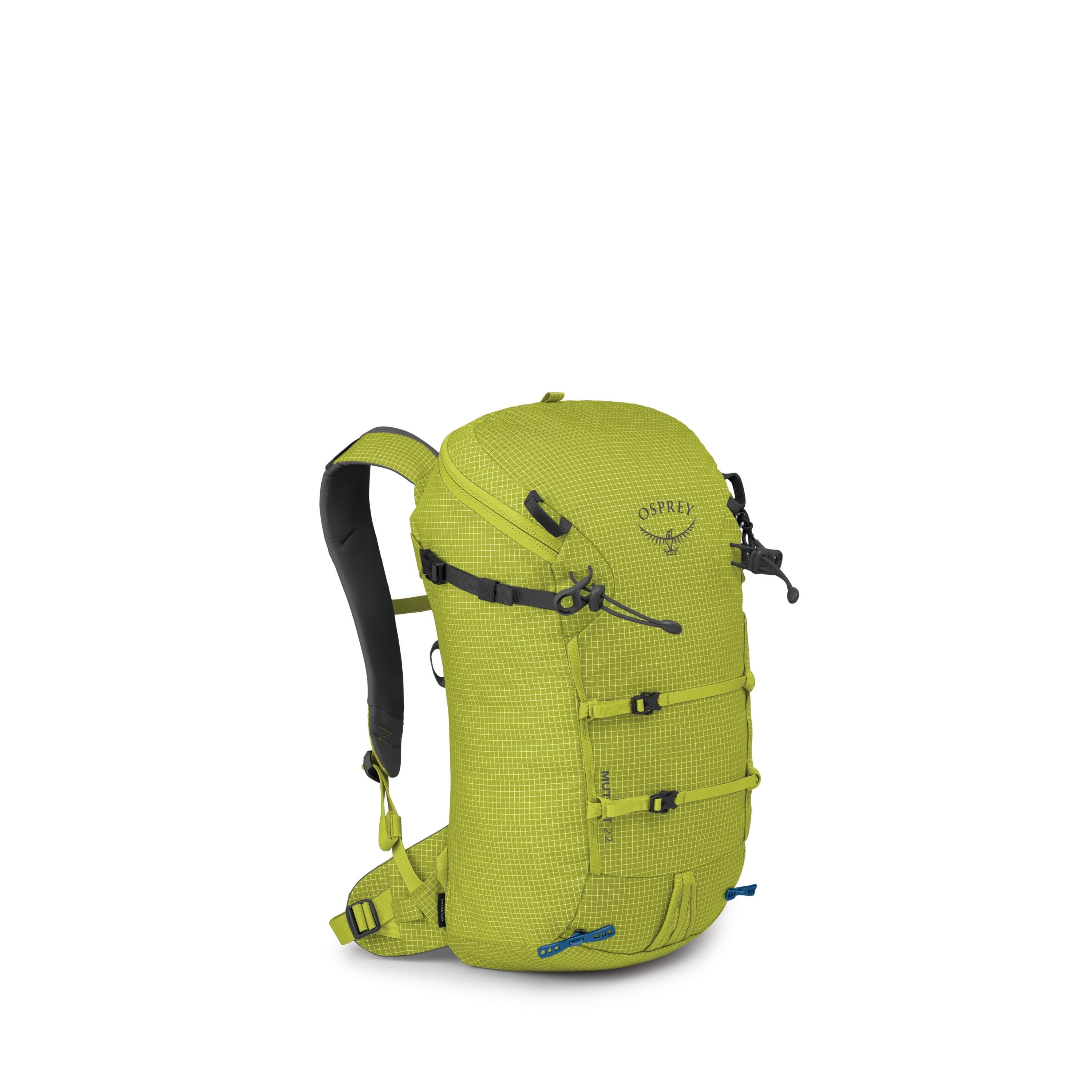 Osprey Mutant 22 Climbing Backpack 22L in Lemongrass — angle view 2