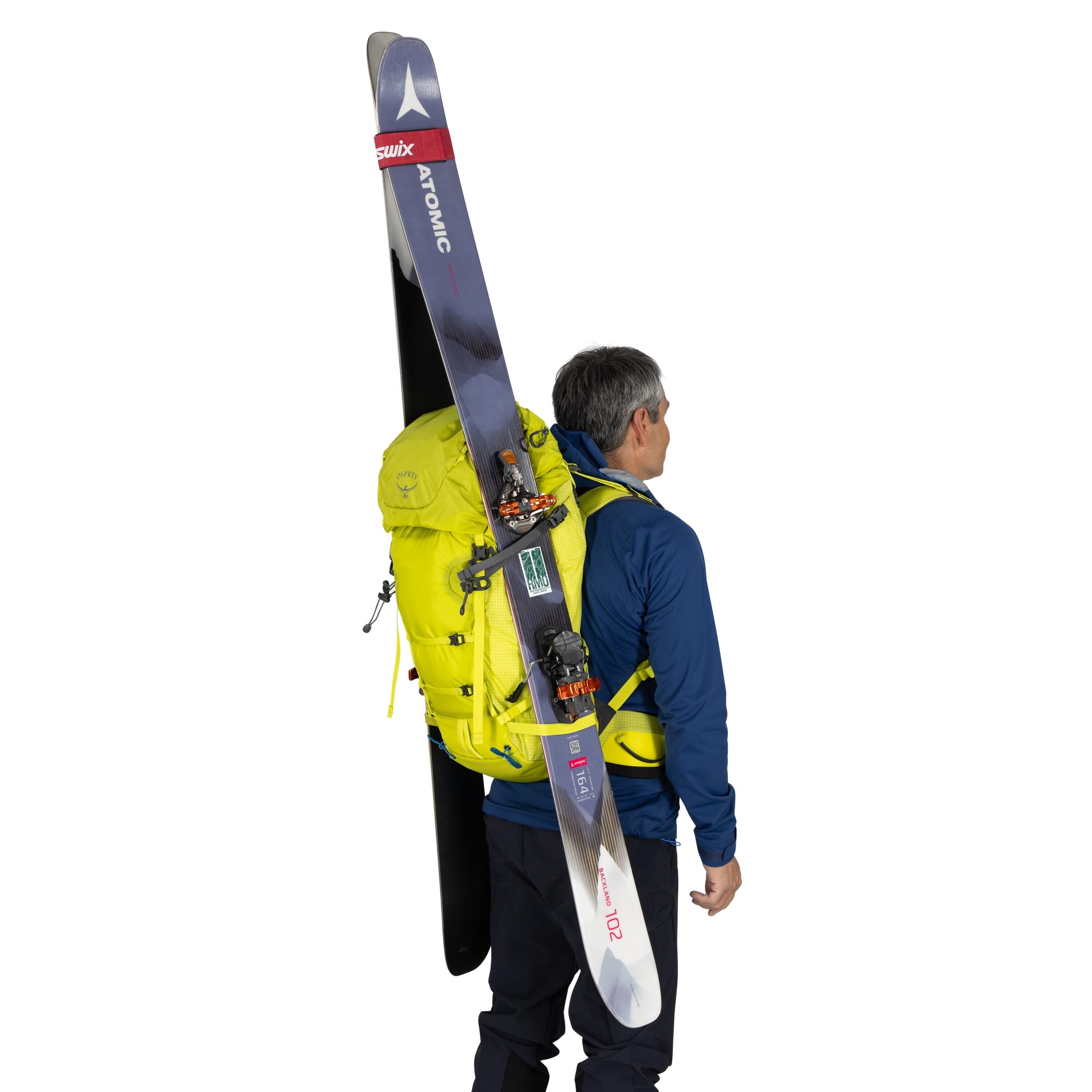 Osprey Mutant 38 Mountaineering Backpack 38L in Lemongrass — detail view 3