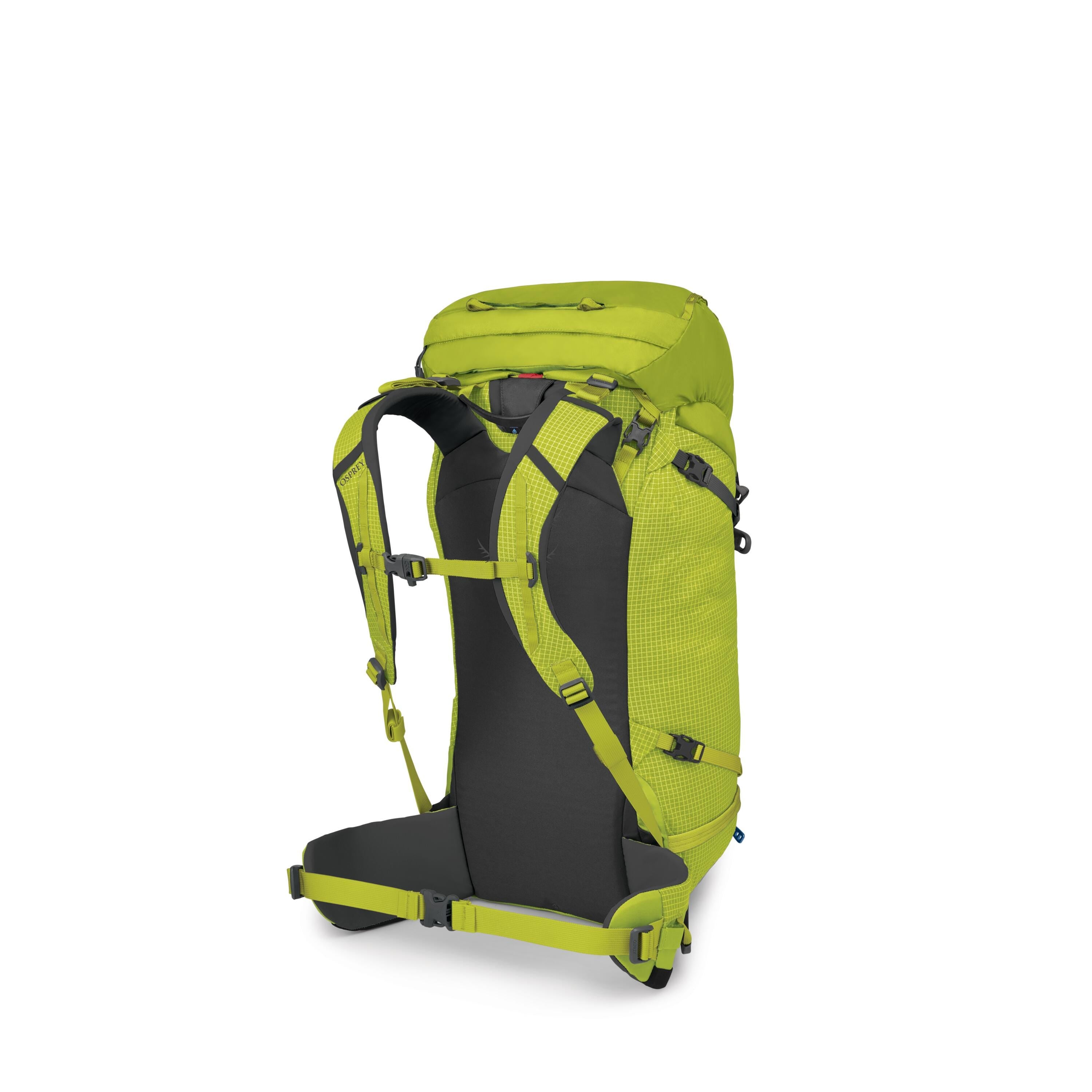 Osprey Mutant 38 Mountaineering Backpack 38L in Lemongrass — back view