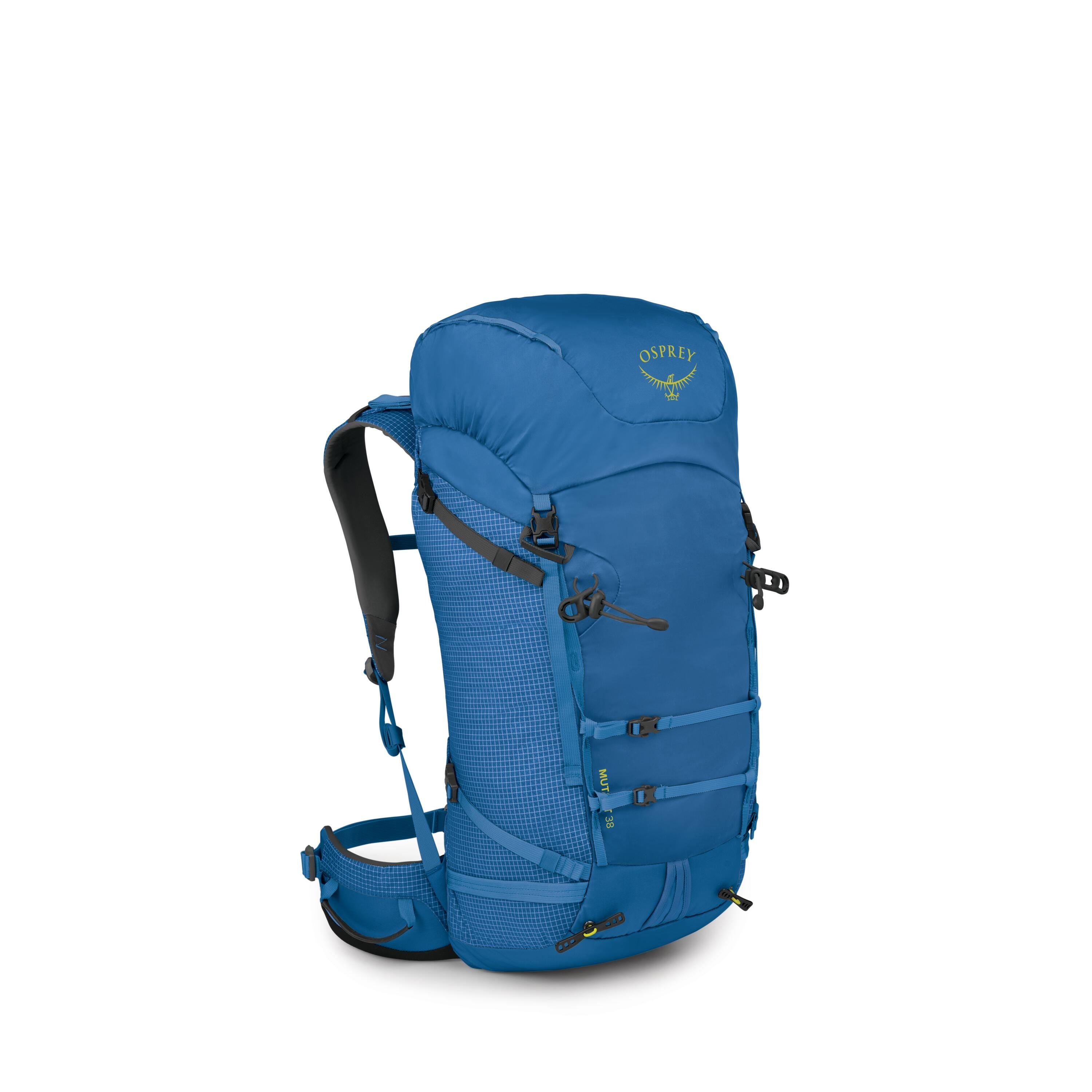 Osprey Mutant 38 Mountaineering Backpack 38L in Blue Flame — angle view 2