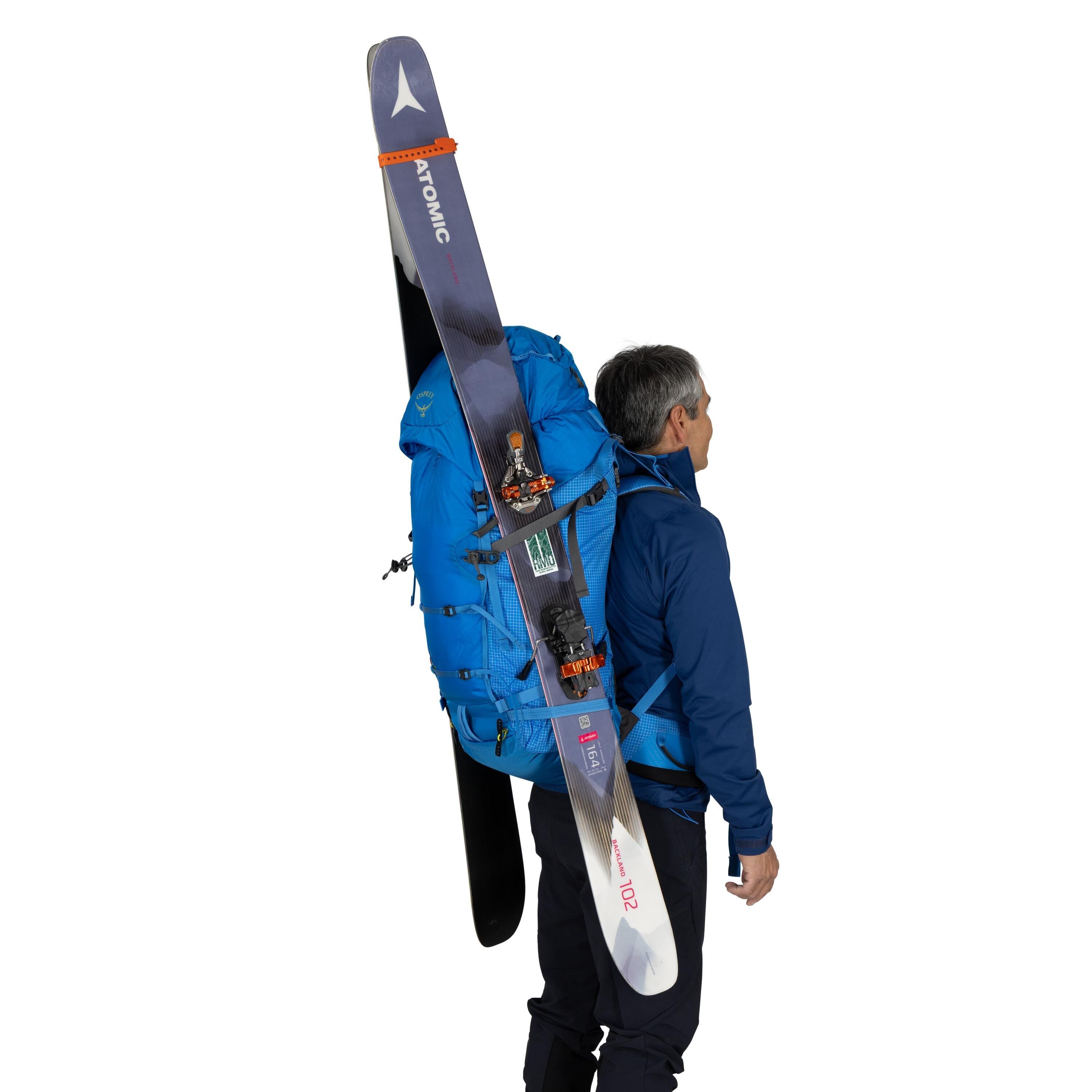 Osprey Mutant 52 Mountaineering Backpack 52L in Blue Flame — detail view 3