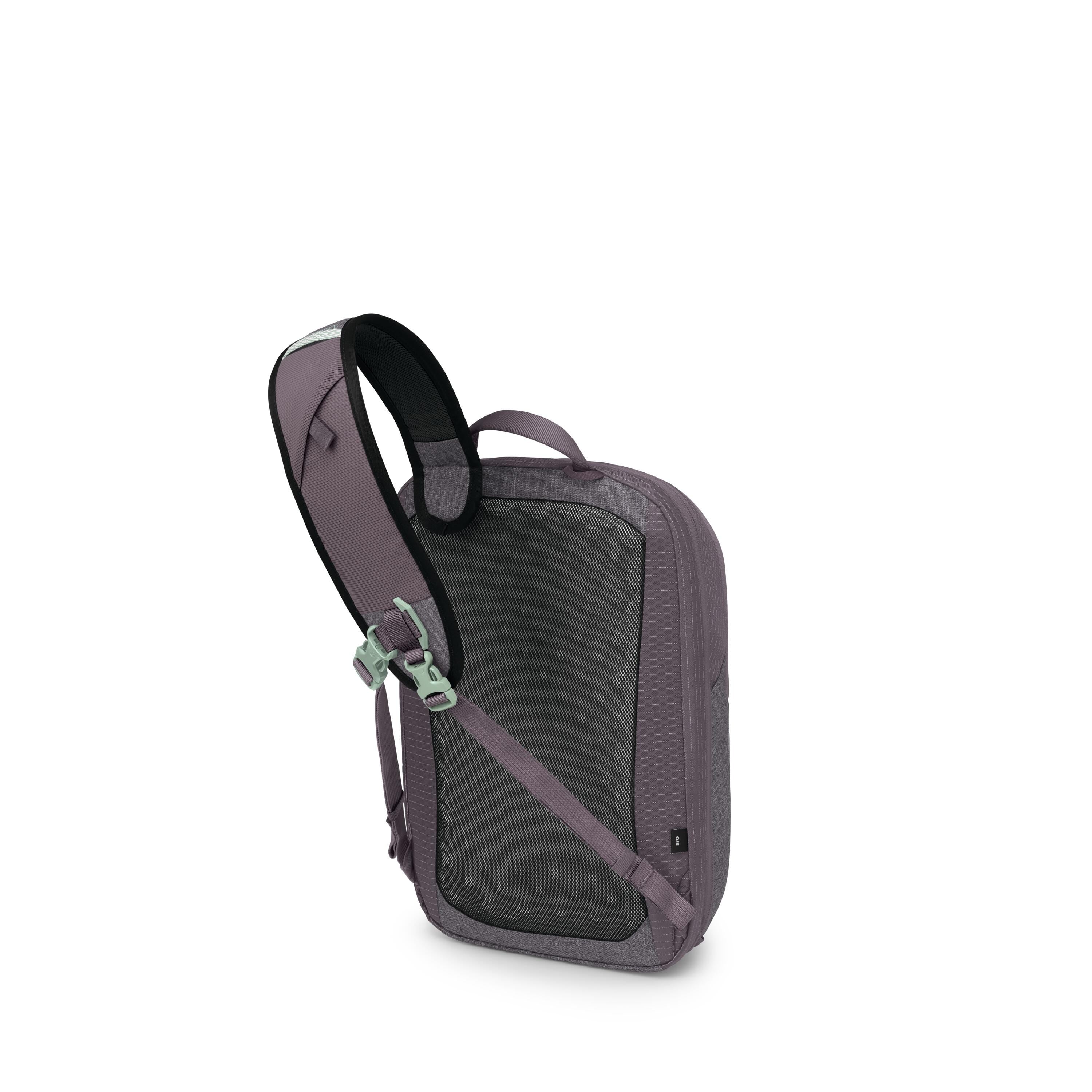 Osprey Nebula Sling 11L in Graphite-Purple Heather — angle view 3