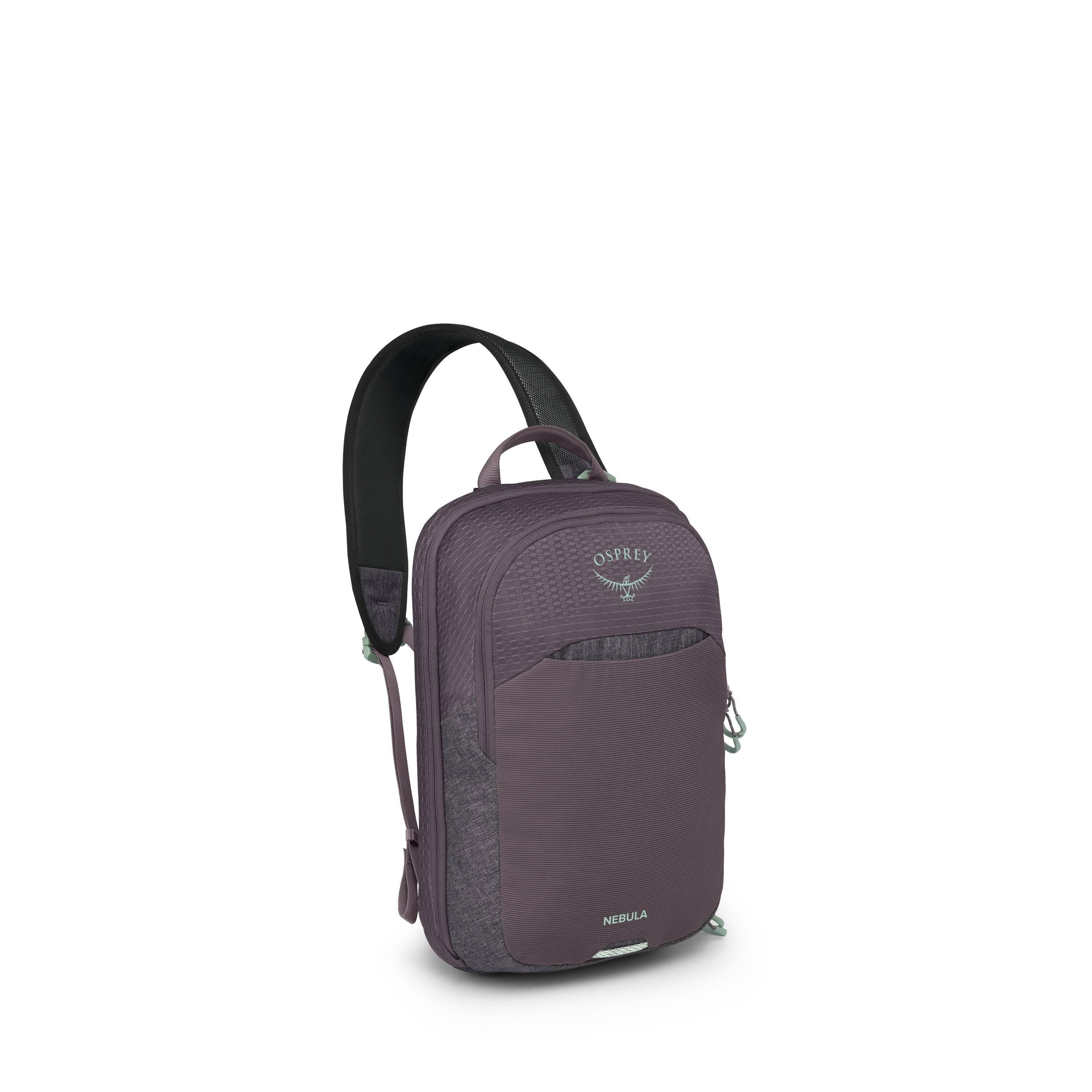 Osprey Nebula Sling 11L in Graphite-Purple Heather — angle view 2