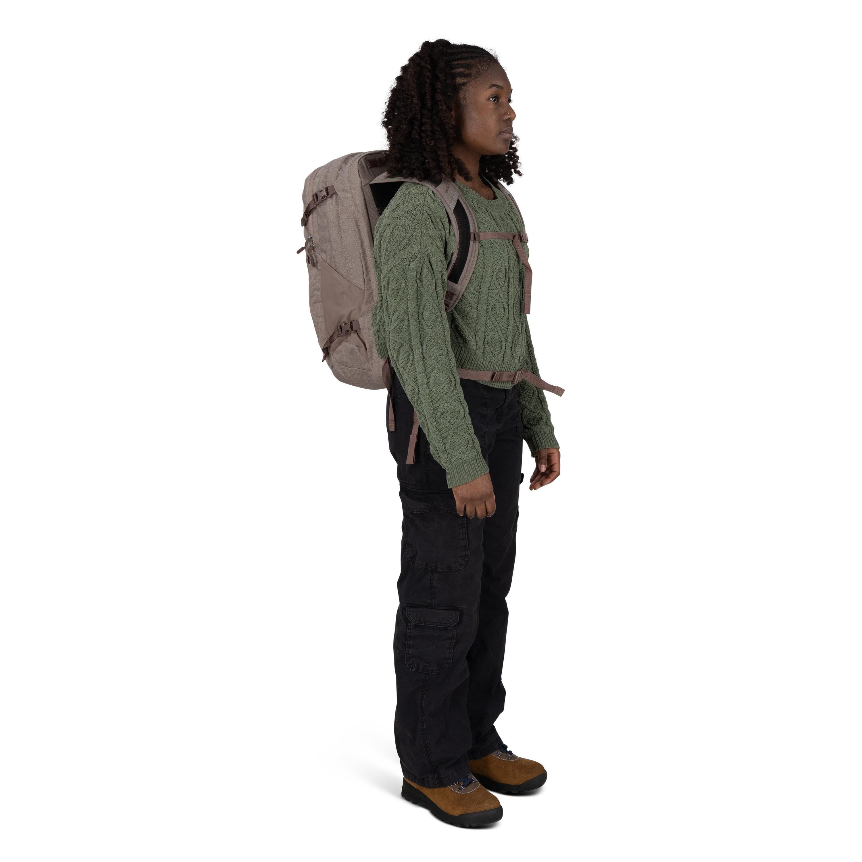 Osprey Nebula Driftshade Laptop Backpack 32L in Timber Beige — lifestyle