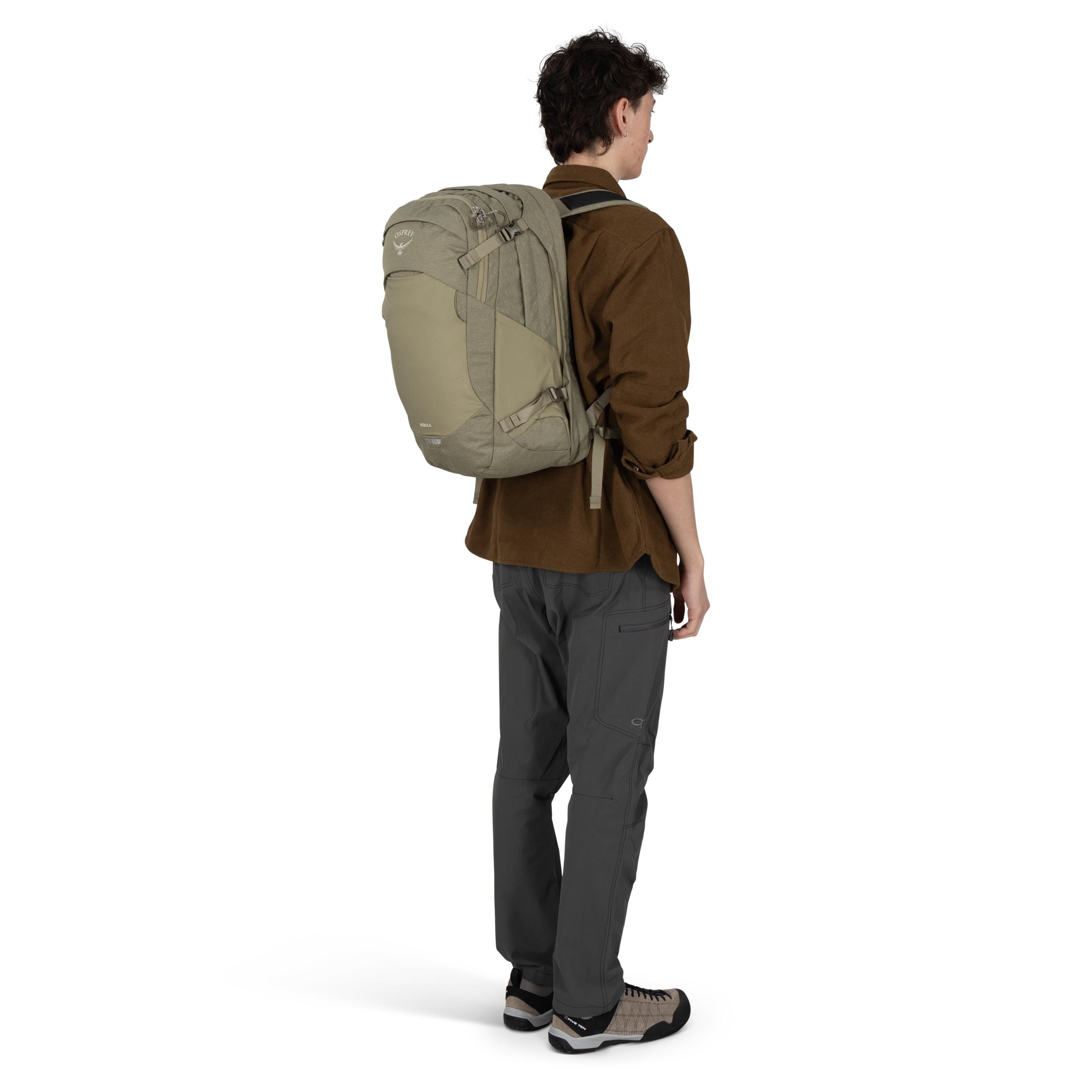 Osprey Nebula Driftshade Laptop Backpack 32L in Olive Tan — lifestyle 2