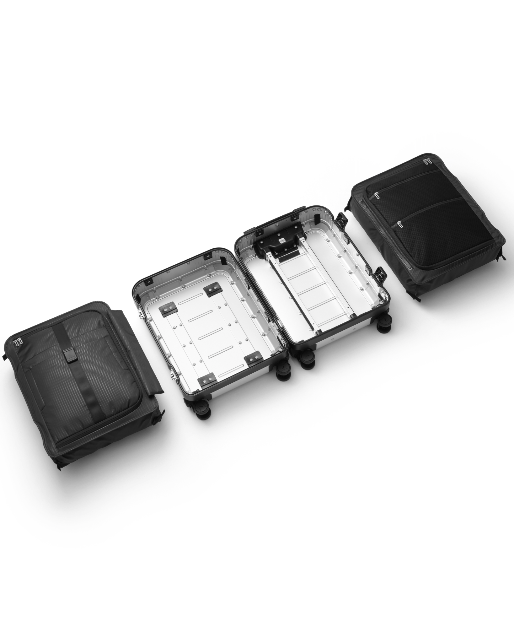 Db Journey Ramverk Alu Carry-on in Silver — interior view 3 # color_Silver