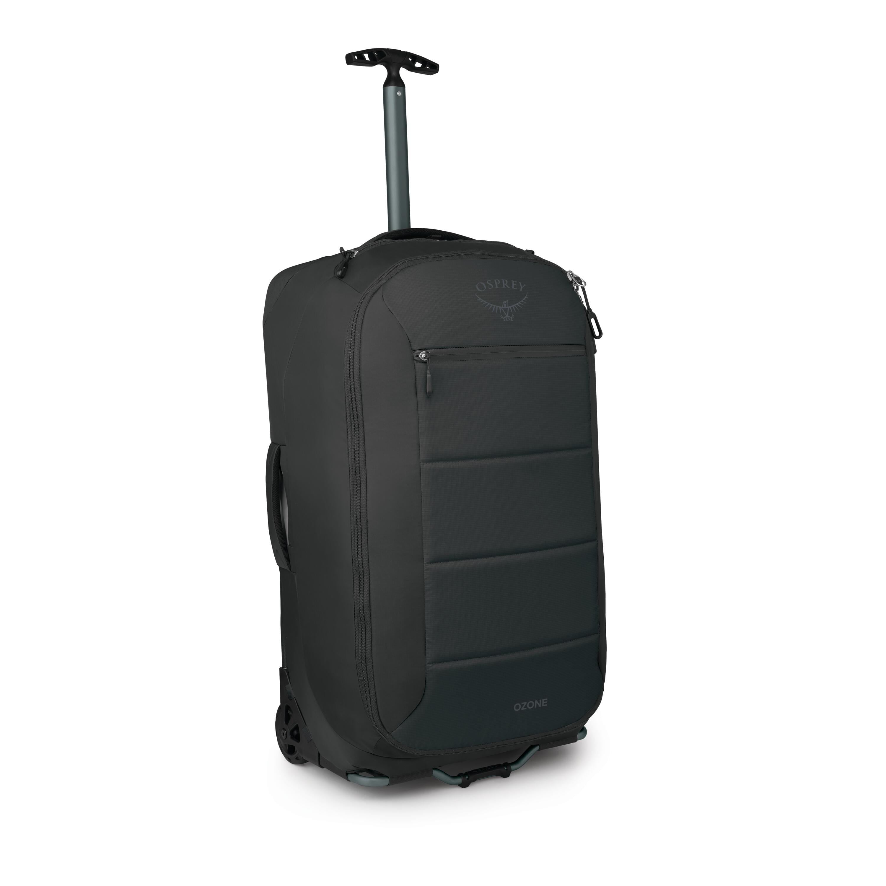 Osprey Ozone 2-Wheel Checked Luggage 80L in Black — angle view 2
