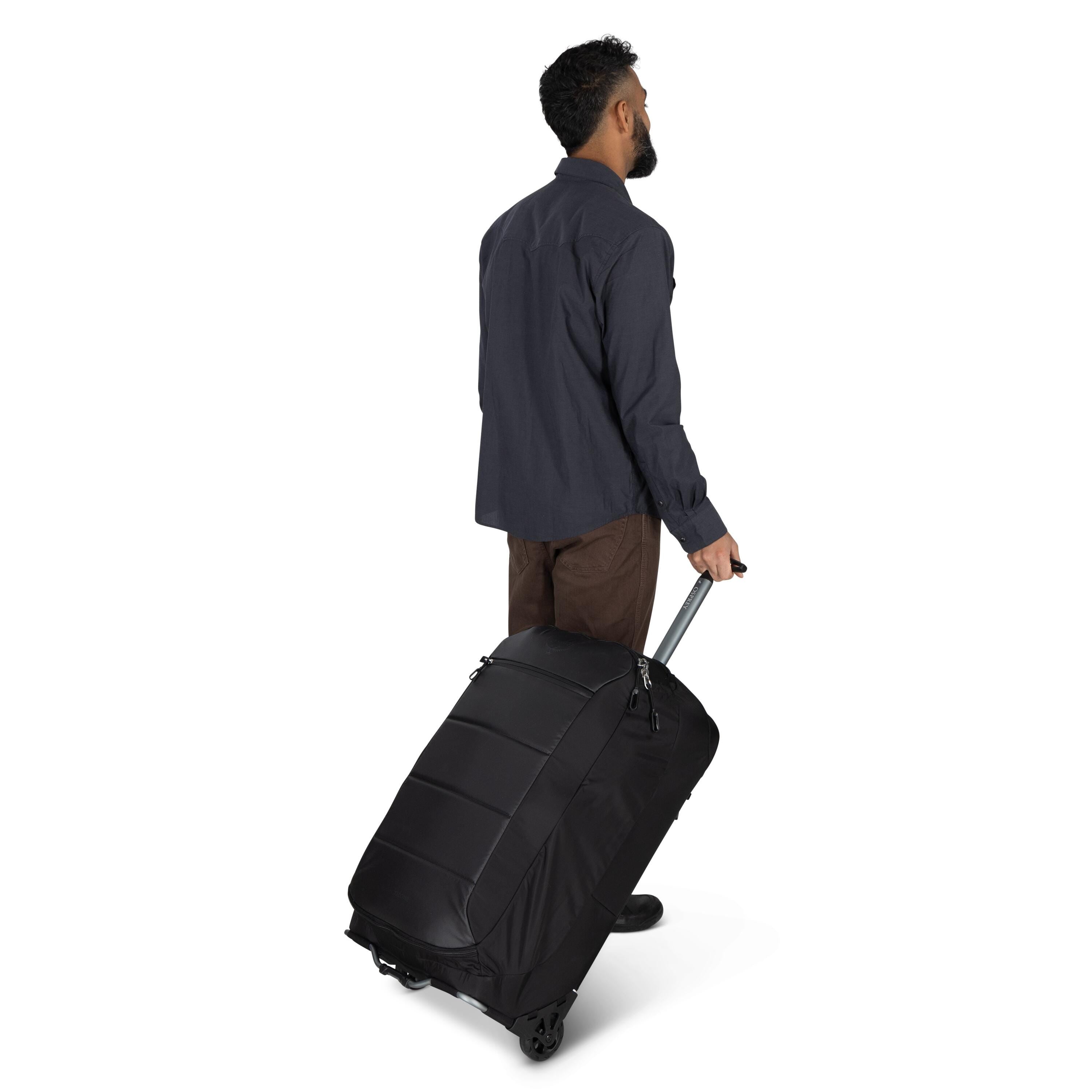Osprey Ozone 2-Wheel Checked Luggage 80L in Black — lifestyle 2