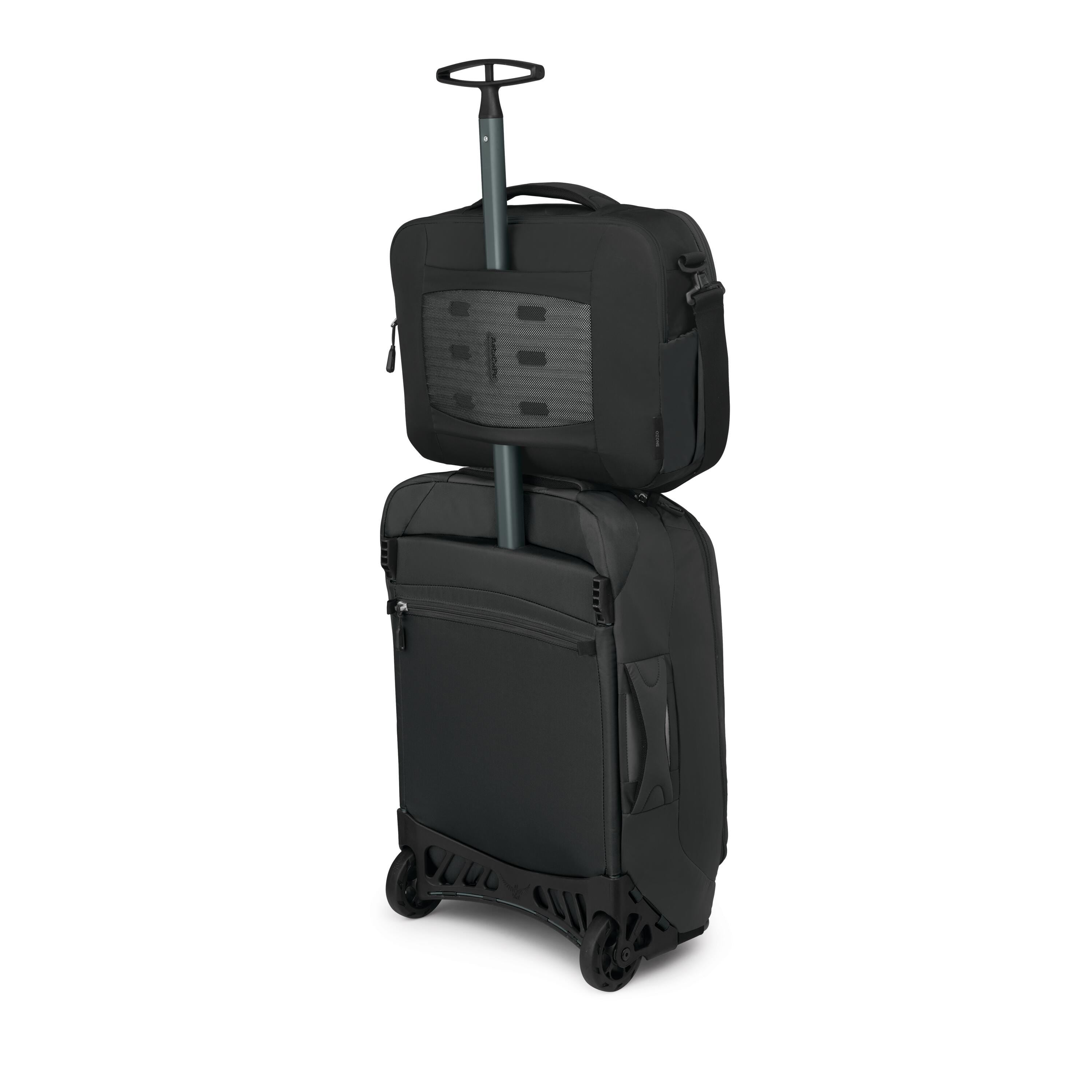 Osprey Ozone Brief Bag 16L in Black — angle view 4