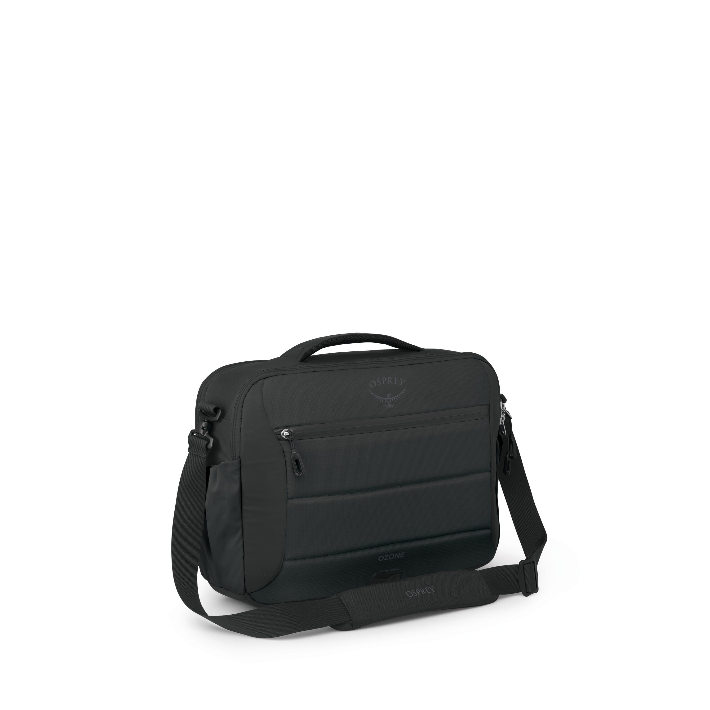 Osprey Ozone Brief Bag 16L in Black — angle view 2