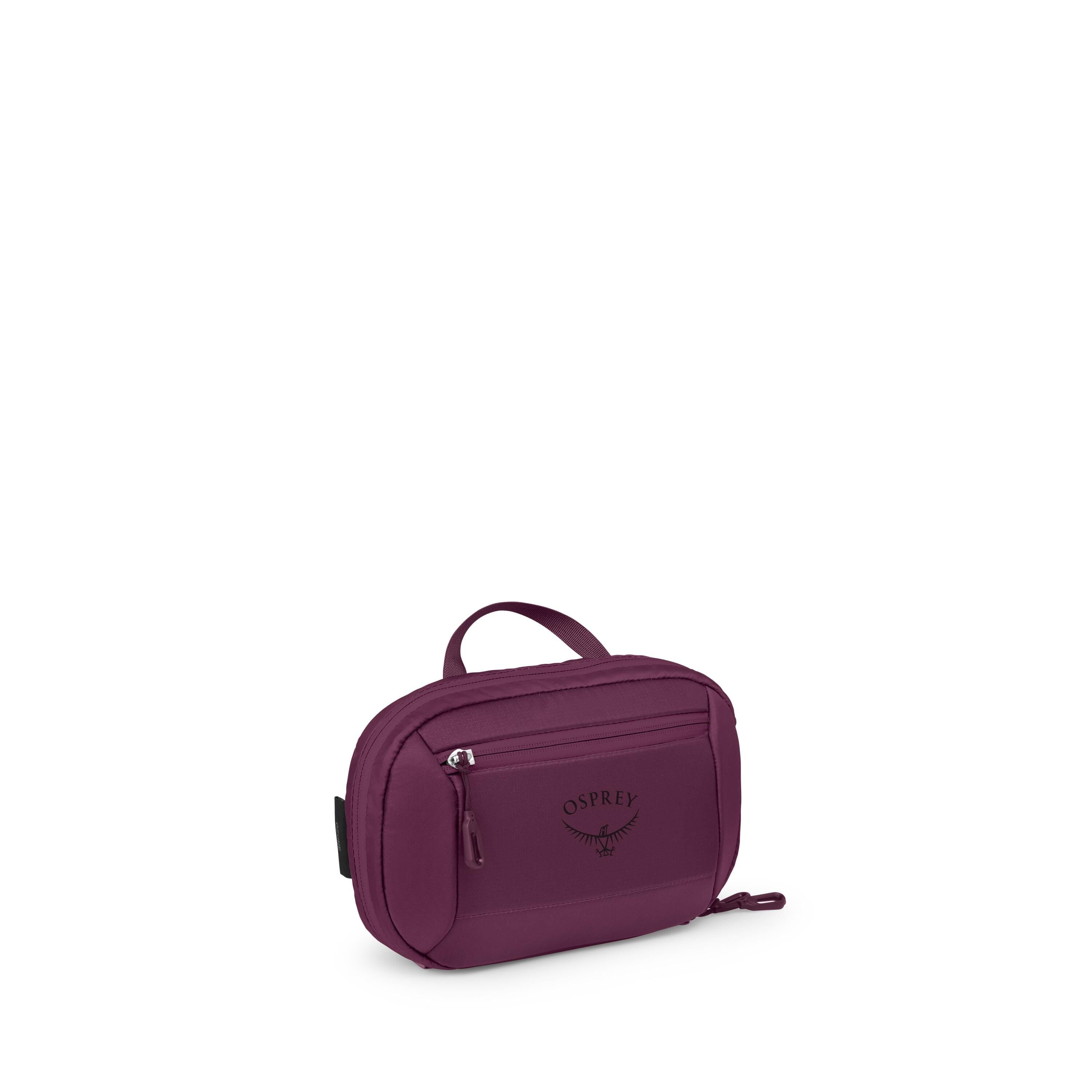 Osprey Ozone Powerhouse Tech Organizer 2L in Moody Burgundy — angle view 2