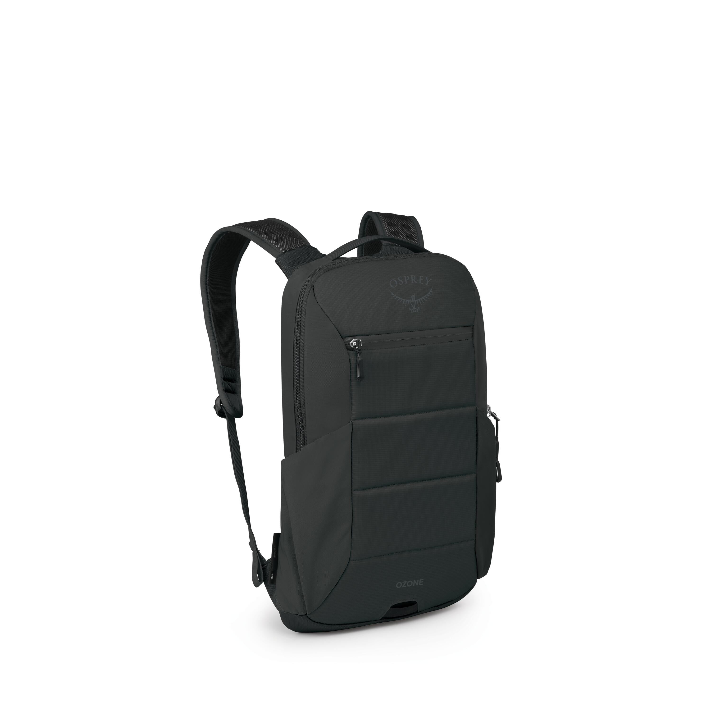 Osprey Ozone Slim Pack Travel Backpack 10L in Black — angle view 2