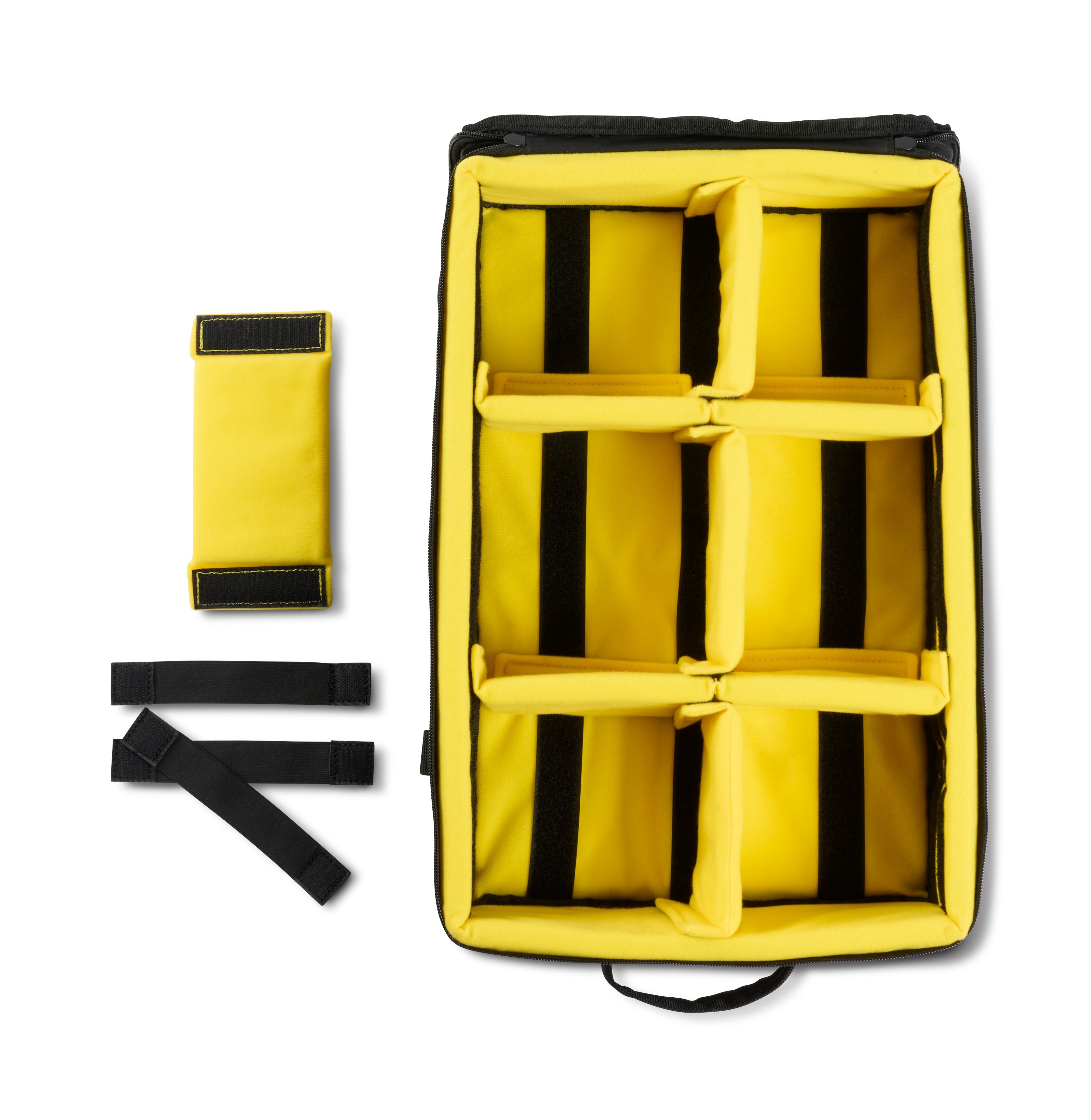 Pelican ModPak Padded Divider Set for Aegis 25L Travel Pack in Black Padded Dividers — front view
