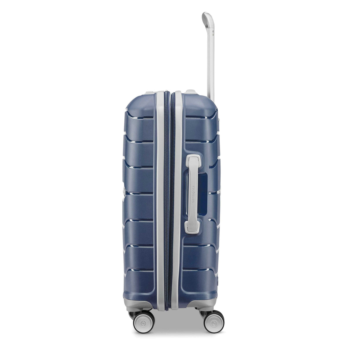 Samsonite Freeform 21" Spinner in Navy — side view