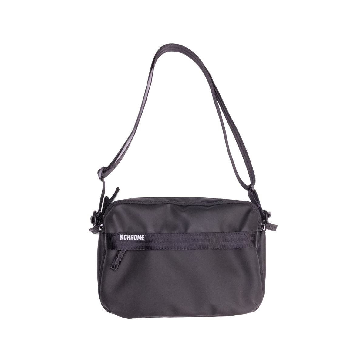 Chrome Industries Pac Shoulder Pouch 3L in Matte Black — angle view 2