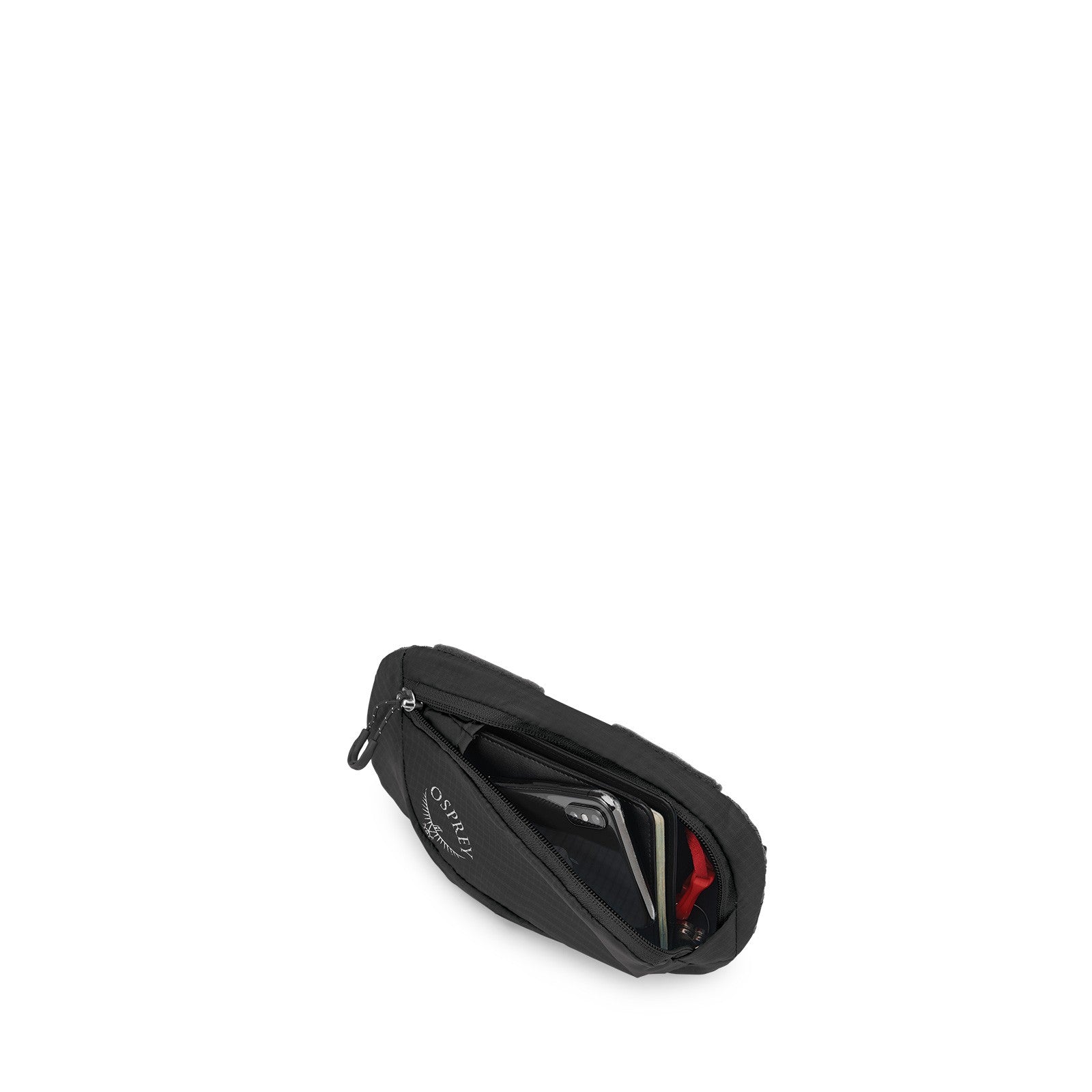 Osprey Pack Pocket Zippered 1L in Black — angle view 2