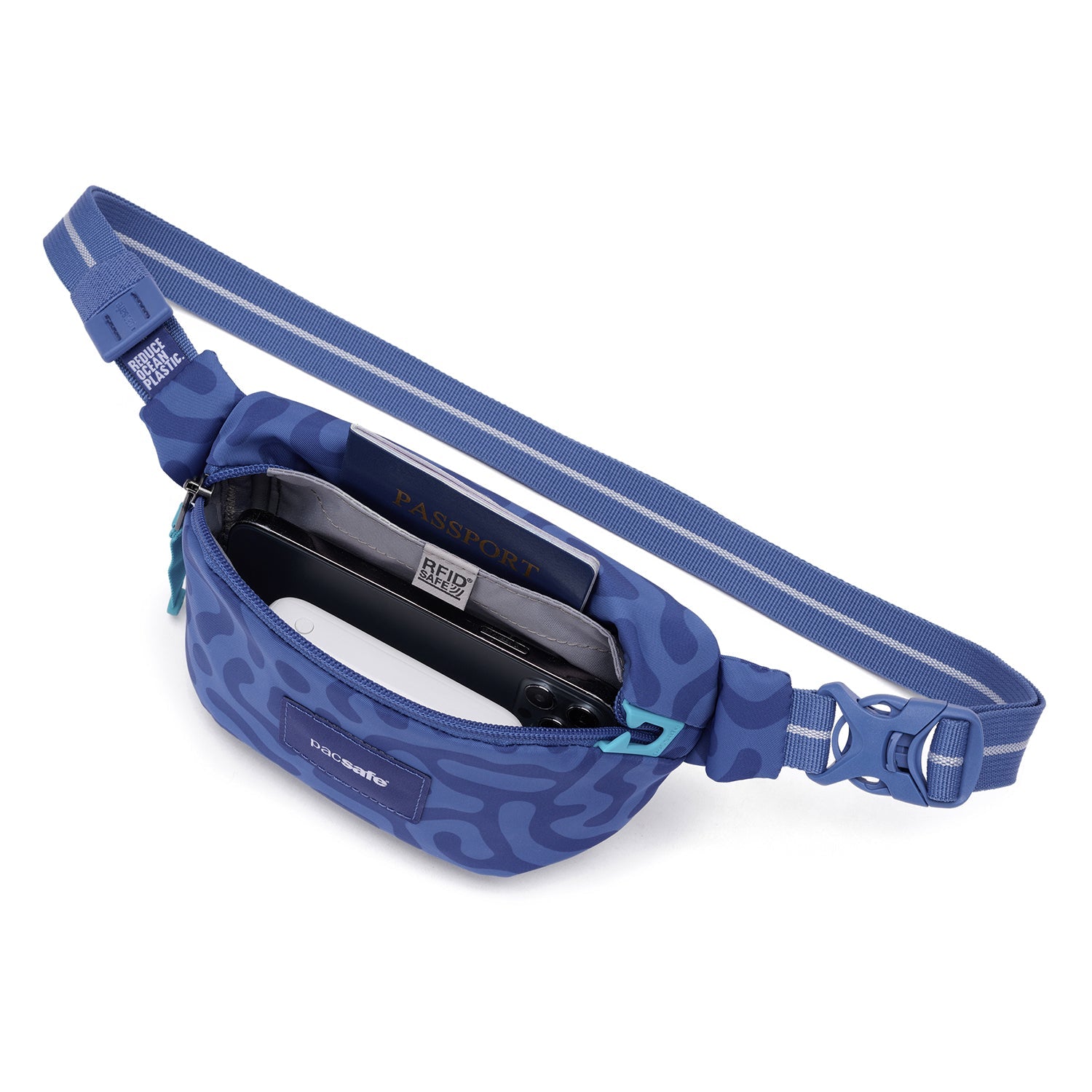 Pacsafe GO Anti-Theft Micro Sling - Cerulean Blue