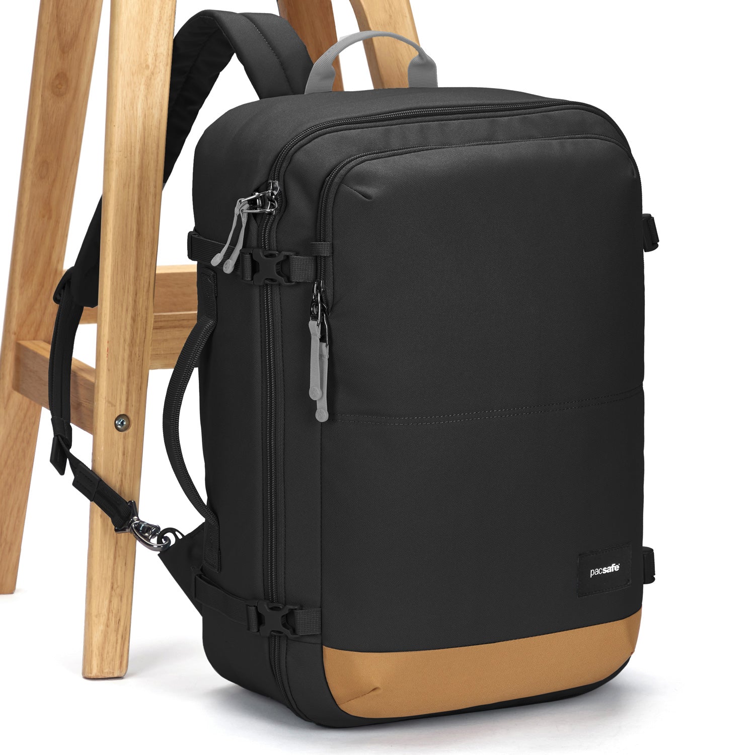 Pacsafe GO 34L Anti-Theft Carry-On Backpack - Jet Black