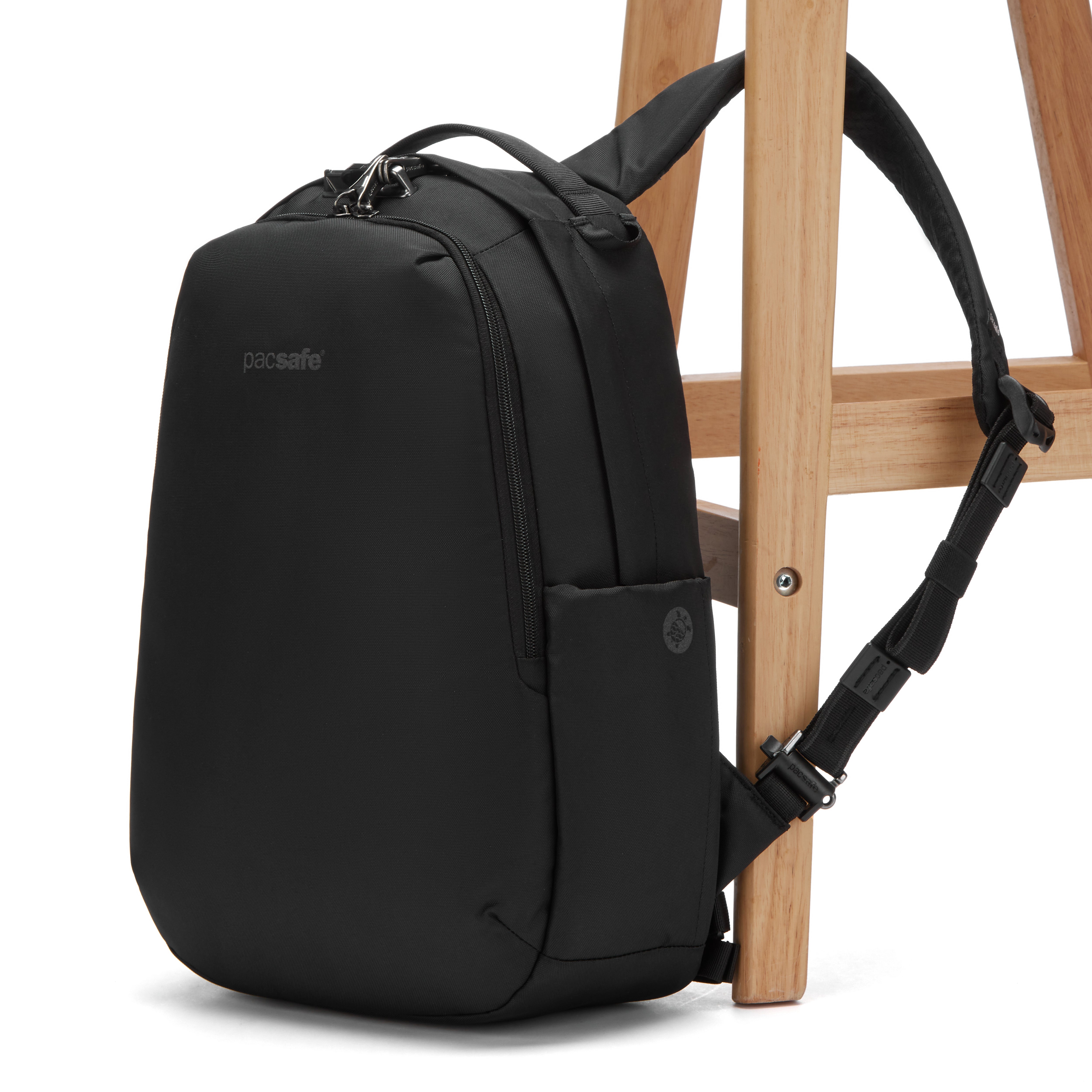 Pacsafe V 16L Anti-Theft All-Around Backpack - Jet Black