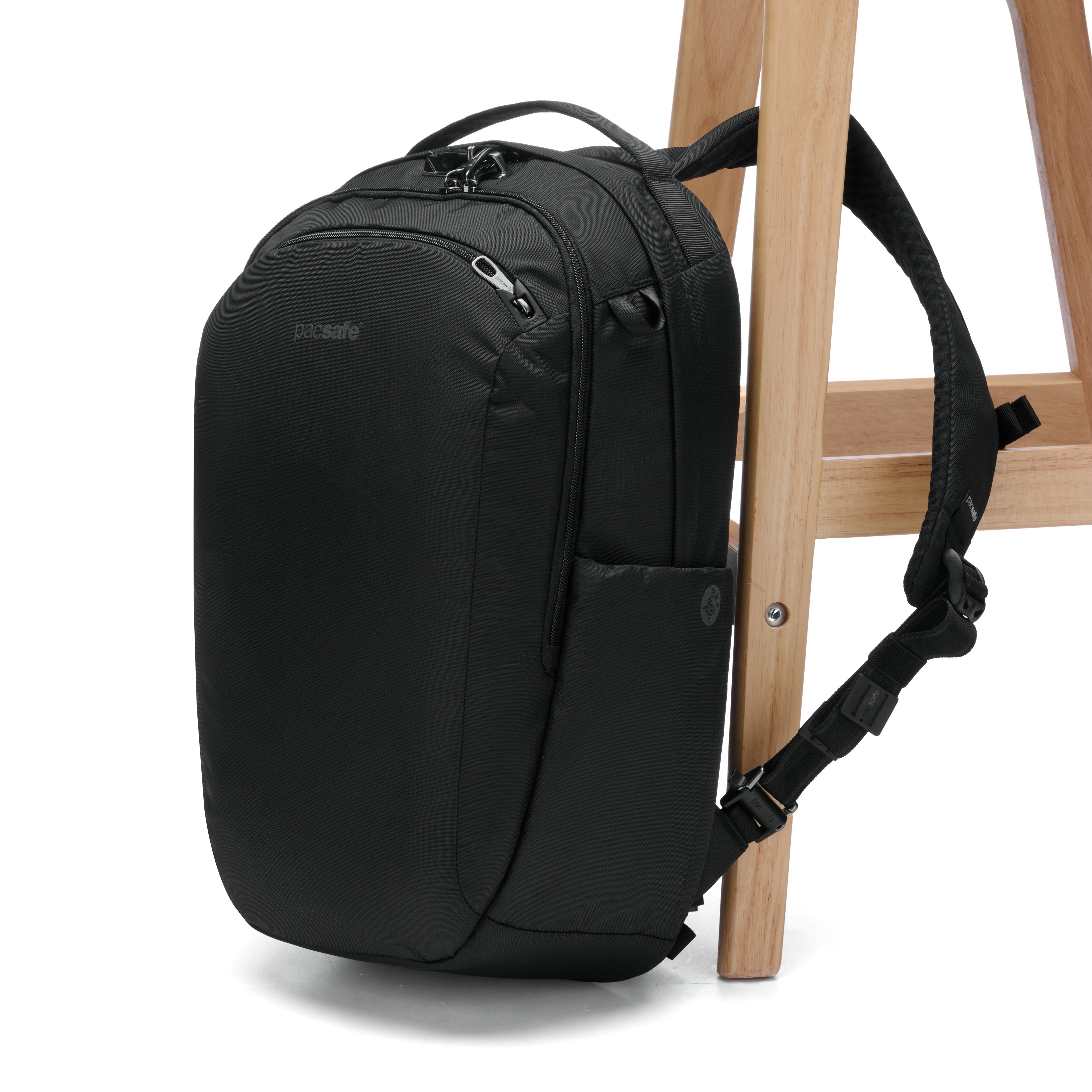 Pacsafe V 26L Anti-Theft Tour Backpack - Jet Black
