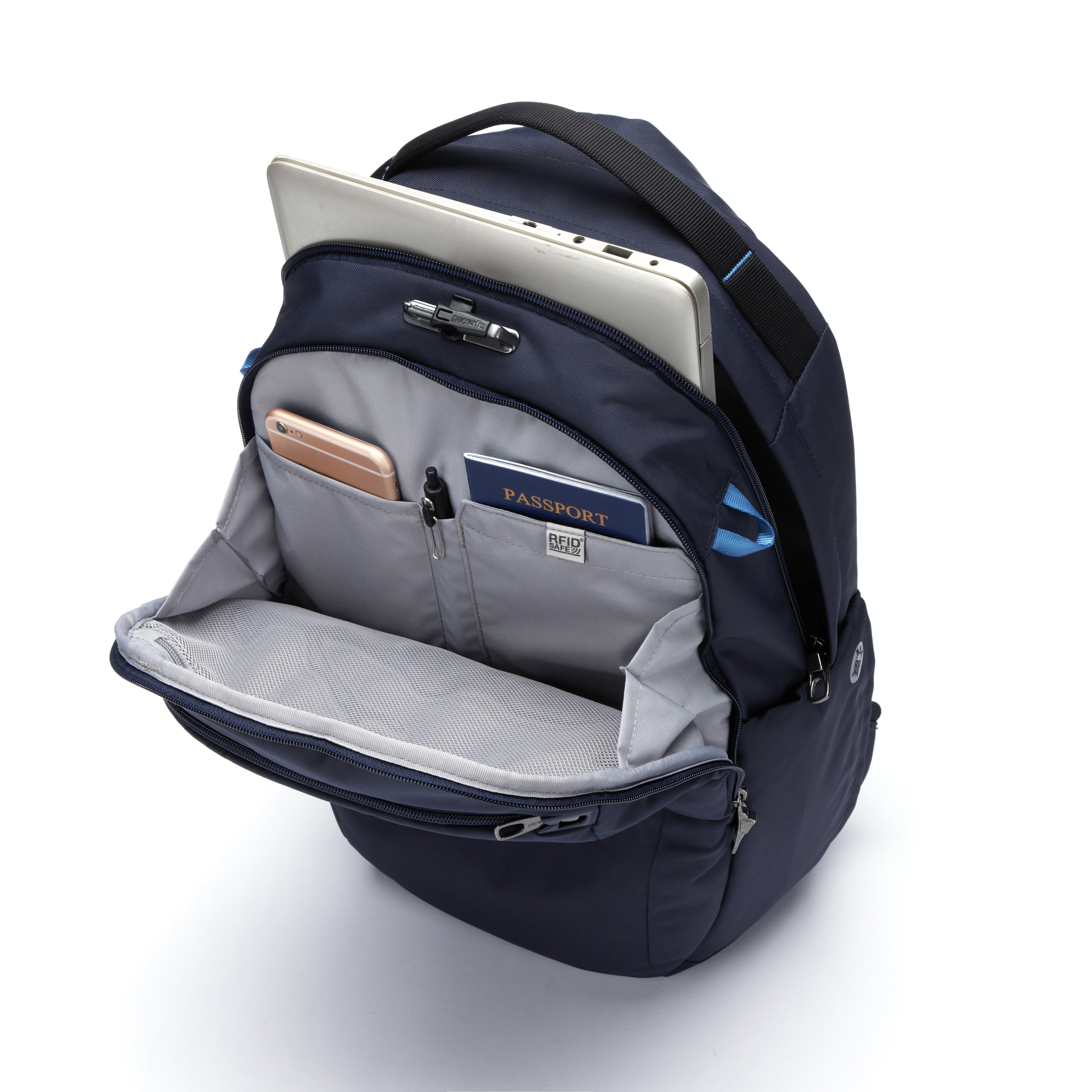 Pacsafe V 26L Anti-Theft Tour Backpack - Ocean