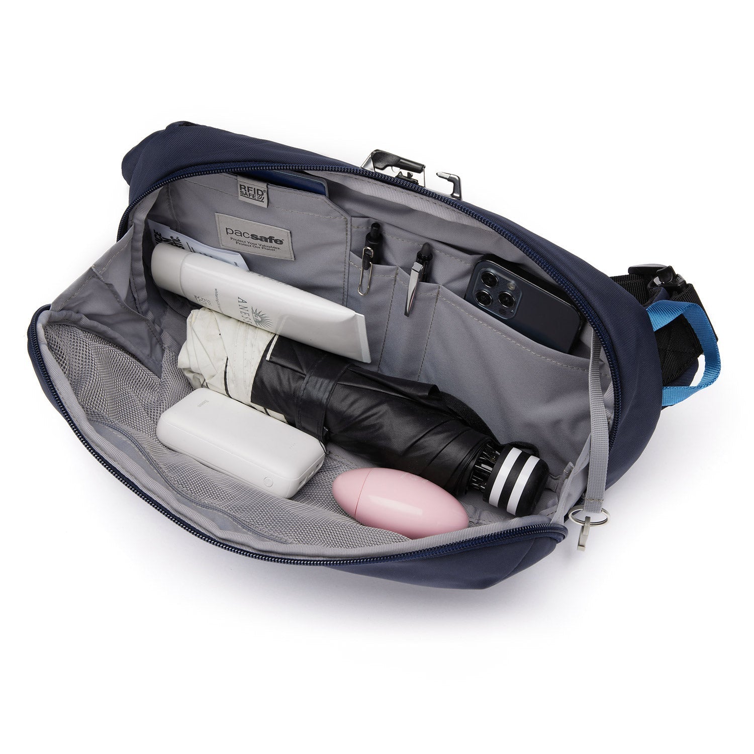 Pacsafe V Anti-Theft Urban Sling - Ocean