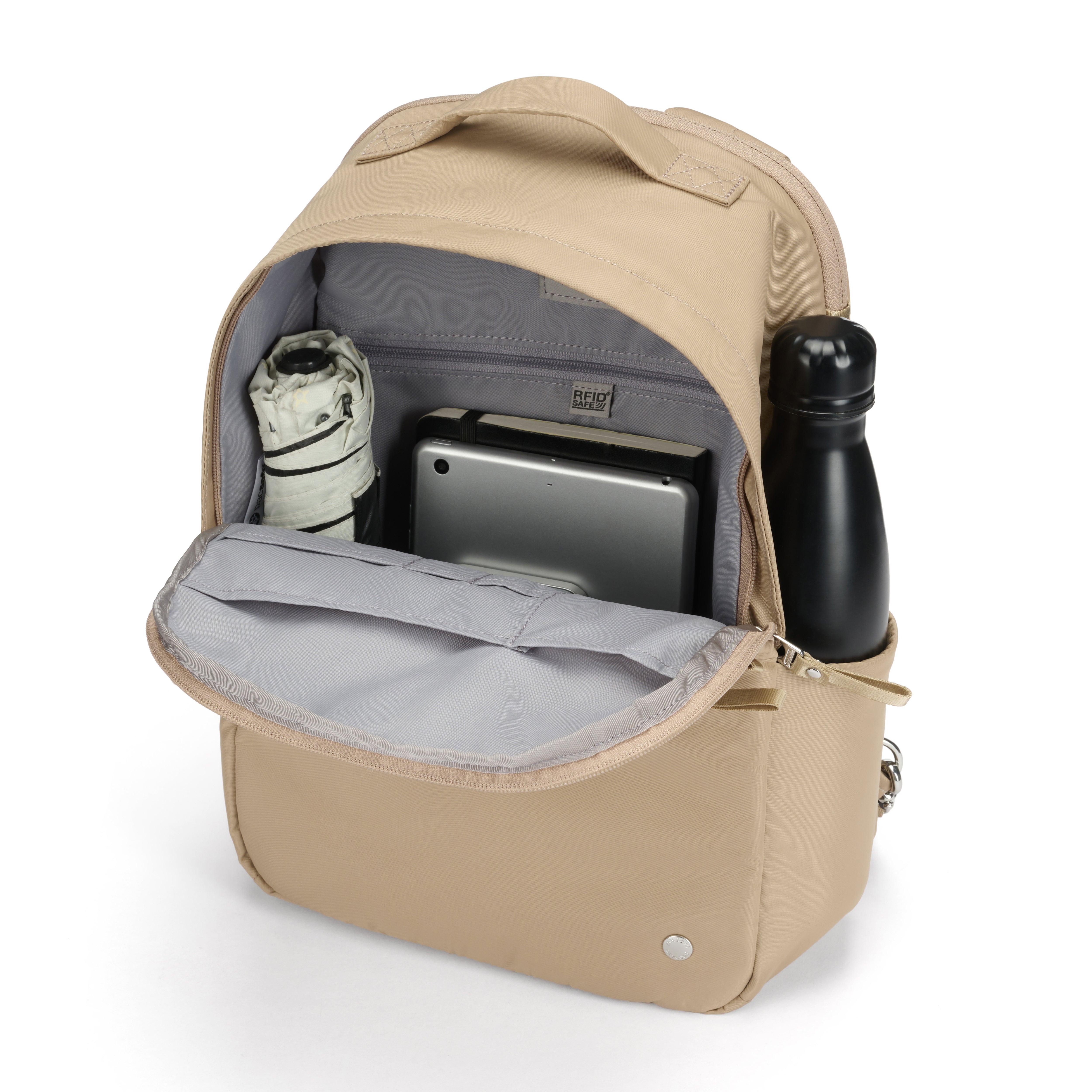 Pacsafe W 10L Anti-Theft Backpack - Taupe