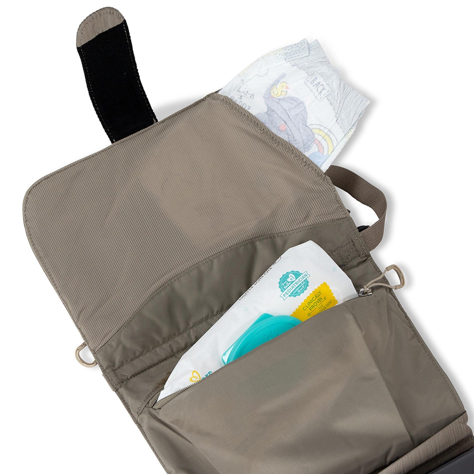 Osprey Poco Changing Pad 2L in Tan Concrete — detail view 2