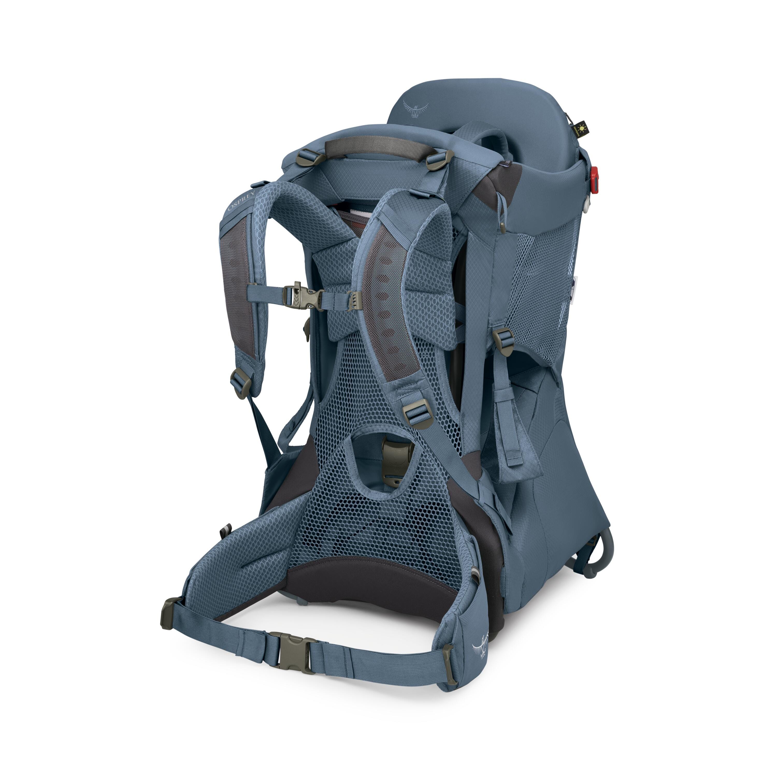 Osprey Poco Child Carrier 24L in Tidal Blue — angle view 3